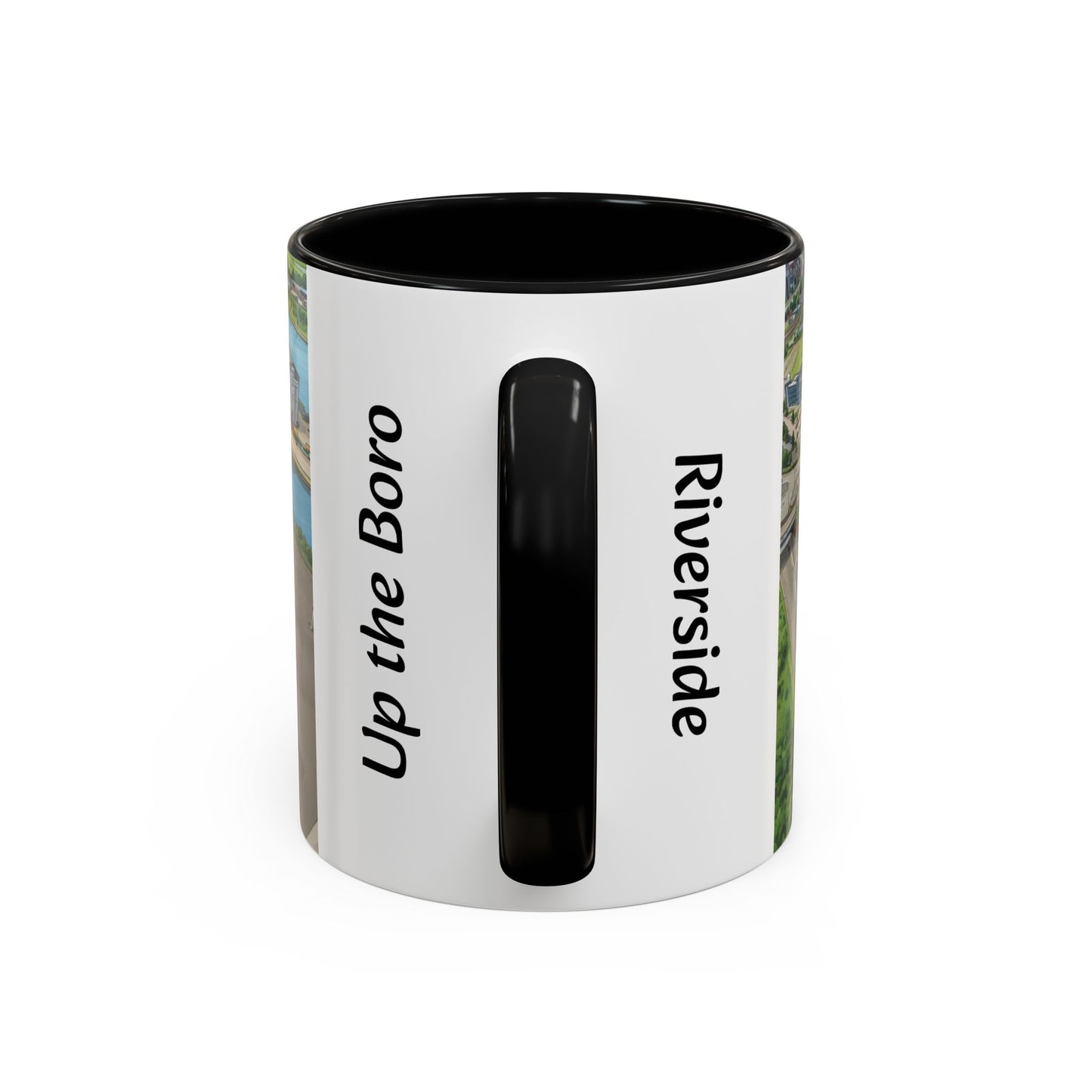 Stadium Aerial Accent Coffee Mug — "Up the Boro" Football Fan Gift (11/15oz)