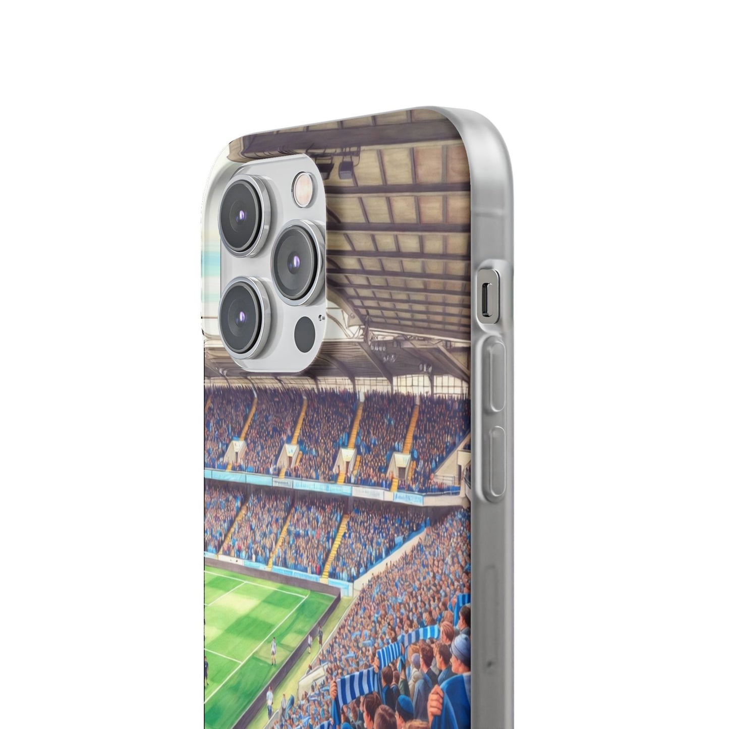 Sky blues Stadium Crowd Flexi phone case