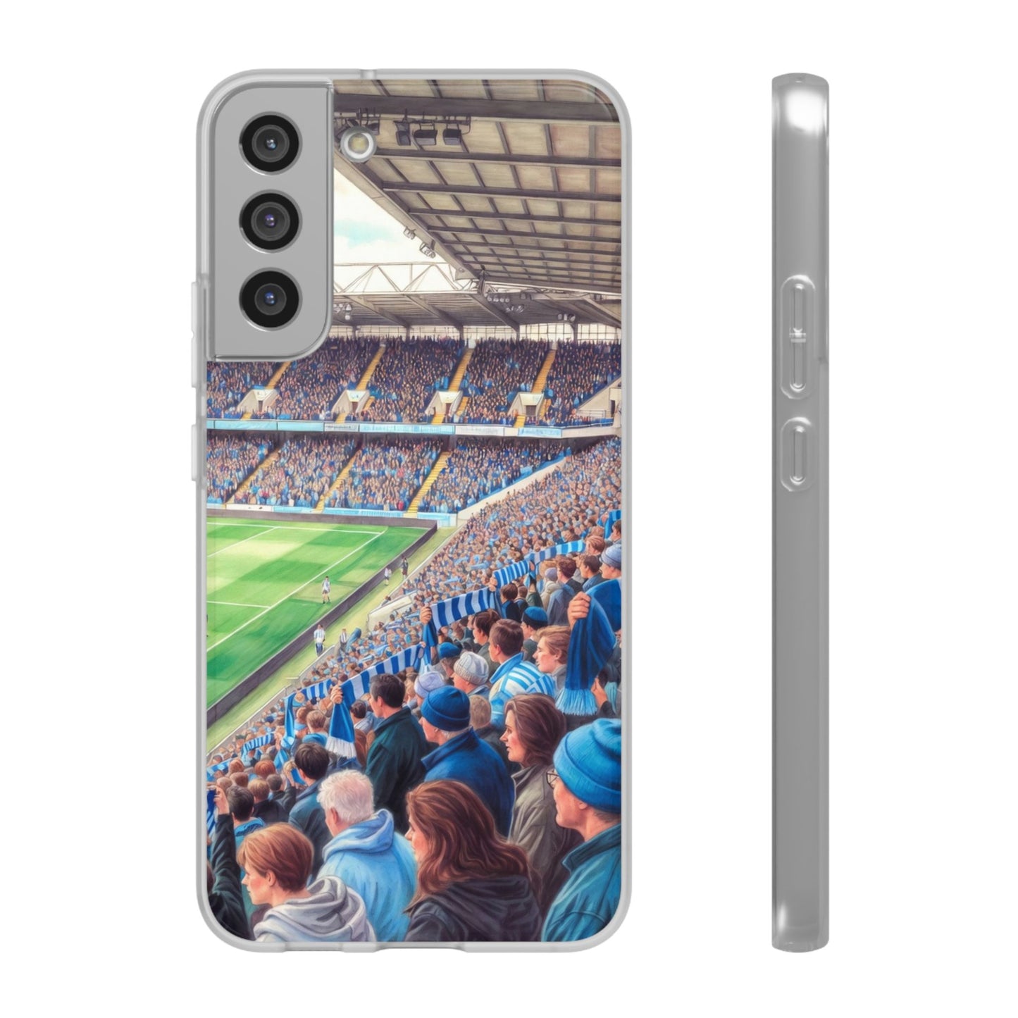 Sky blues Stadium Crowd Flexi phone case