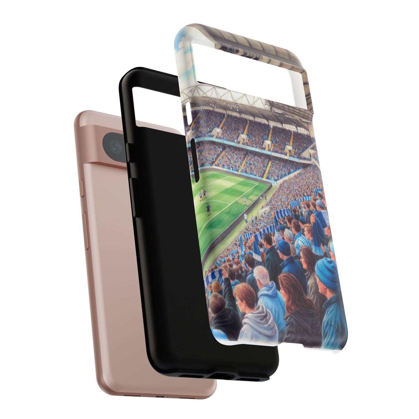 Sky blue crowd protective case