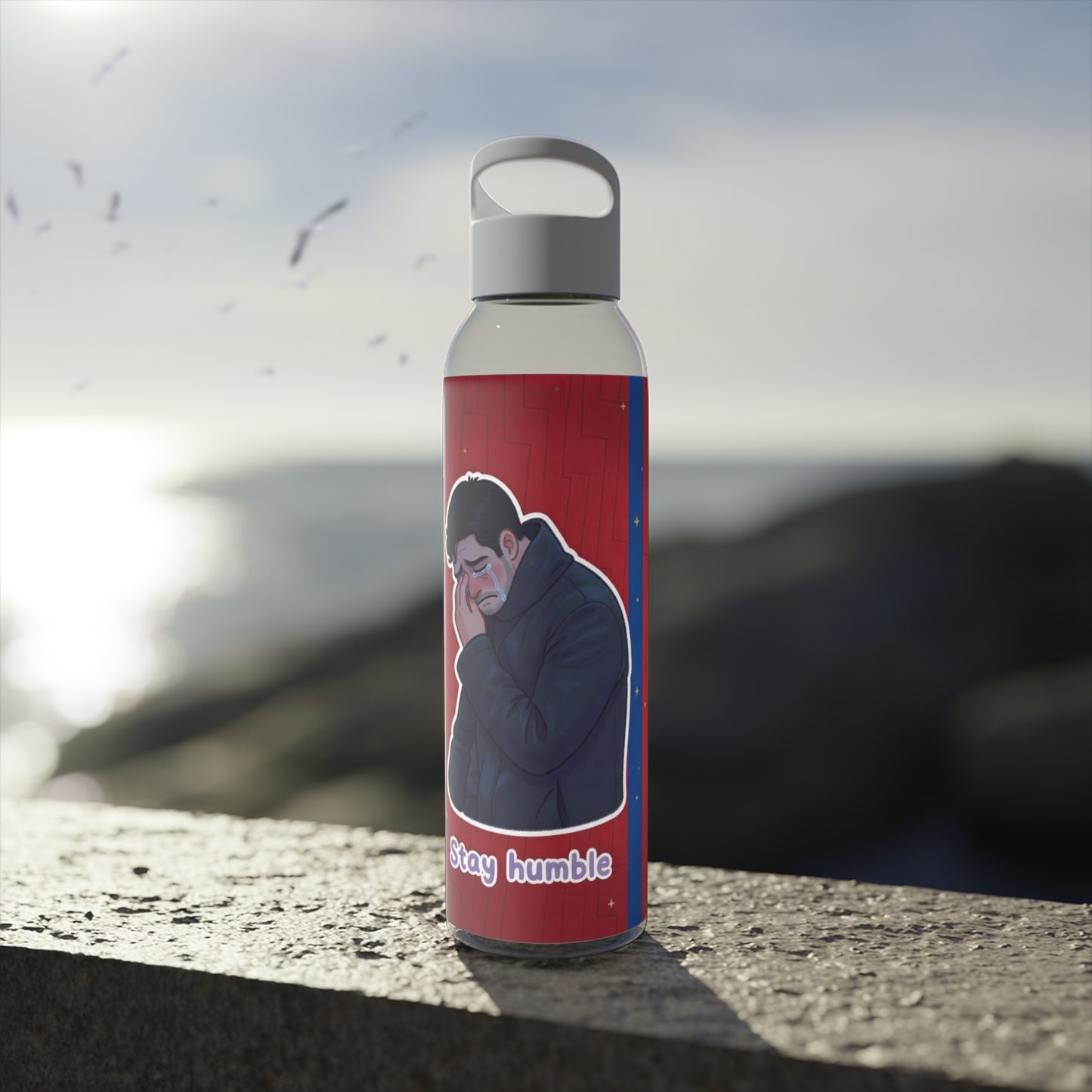Stay Humble Water Bottle — Inspirational Motivational Drink Bottle