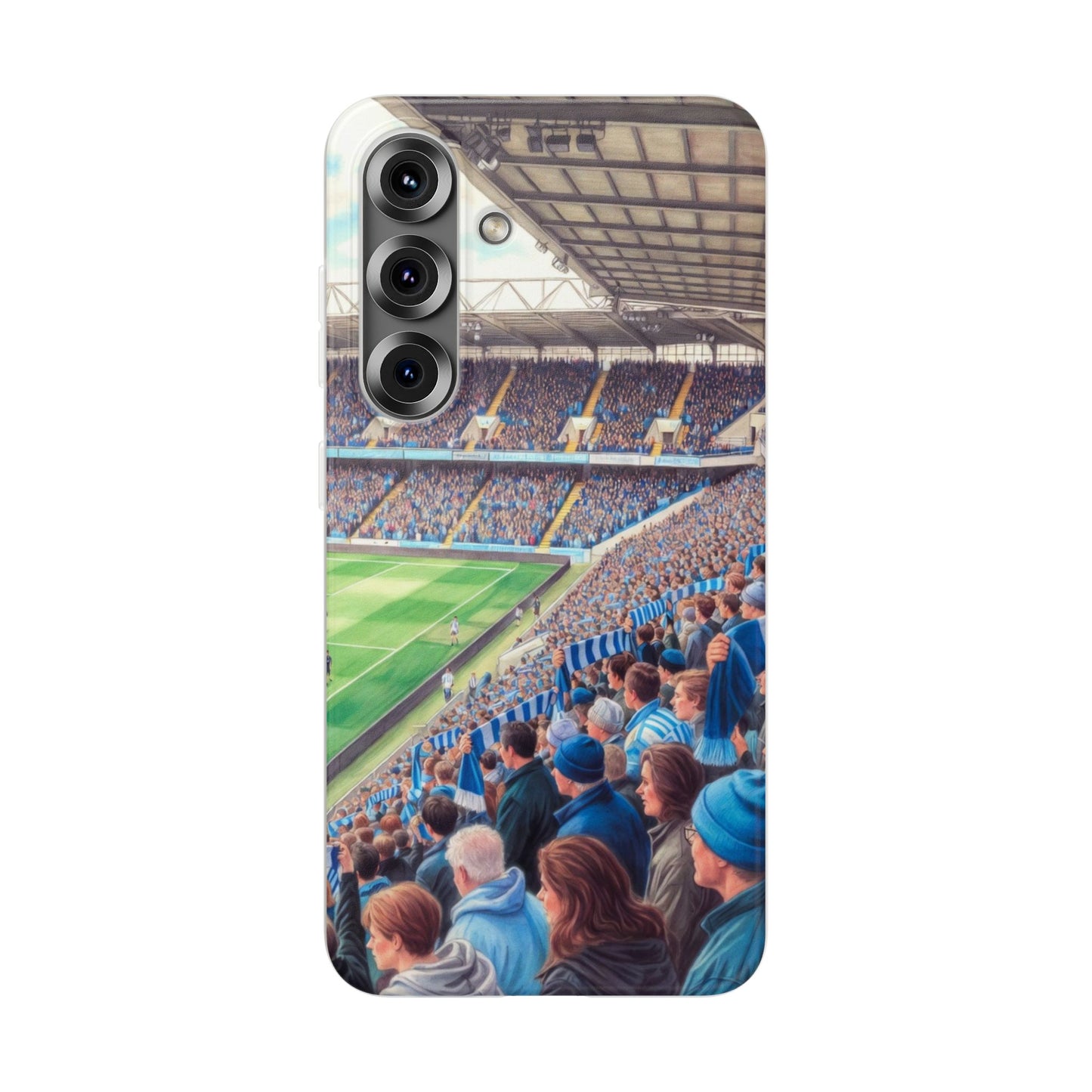 Sky blues Stadium Crowd Flexi phone case