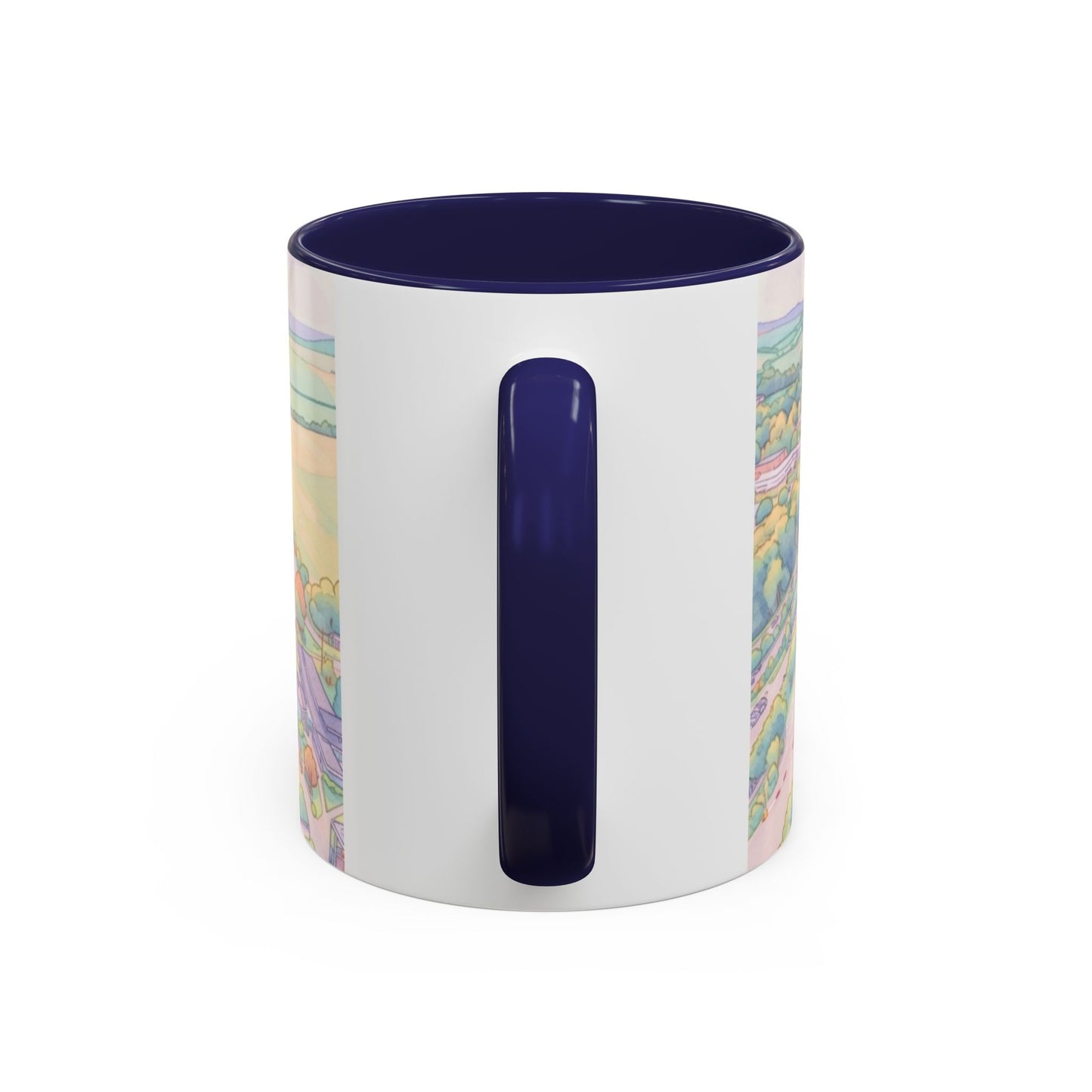 Amex Stadium Aerial Accent Coffee Mug – football stadium Illustration (11oz)