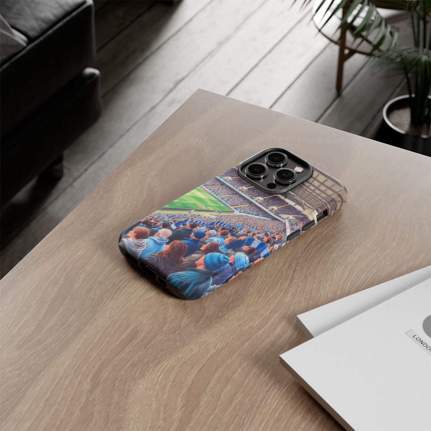 Sky blue crowd protective case