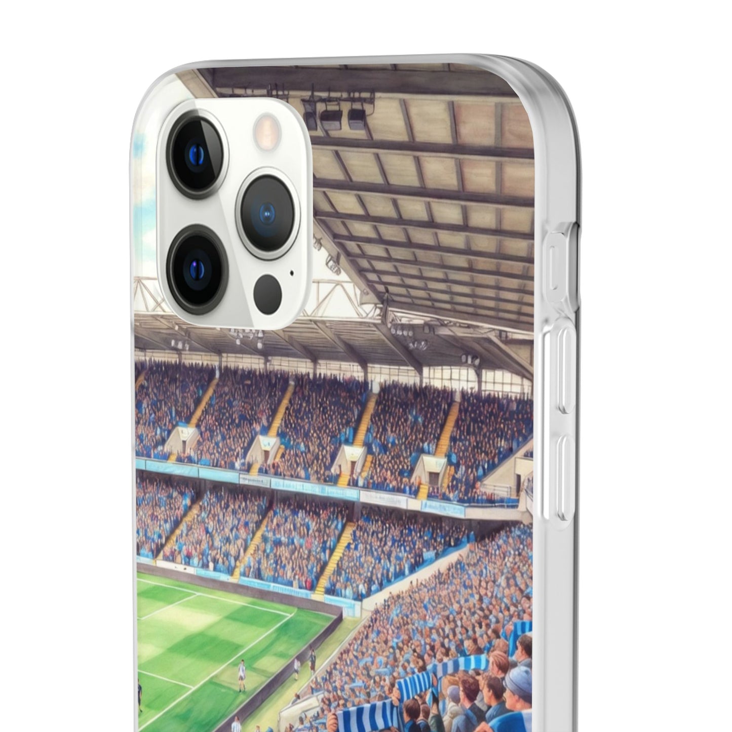 Sky blues Stadium Crowd Flexi phone case