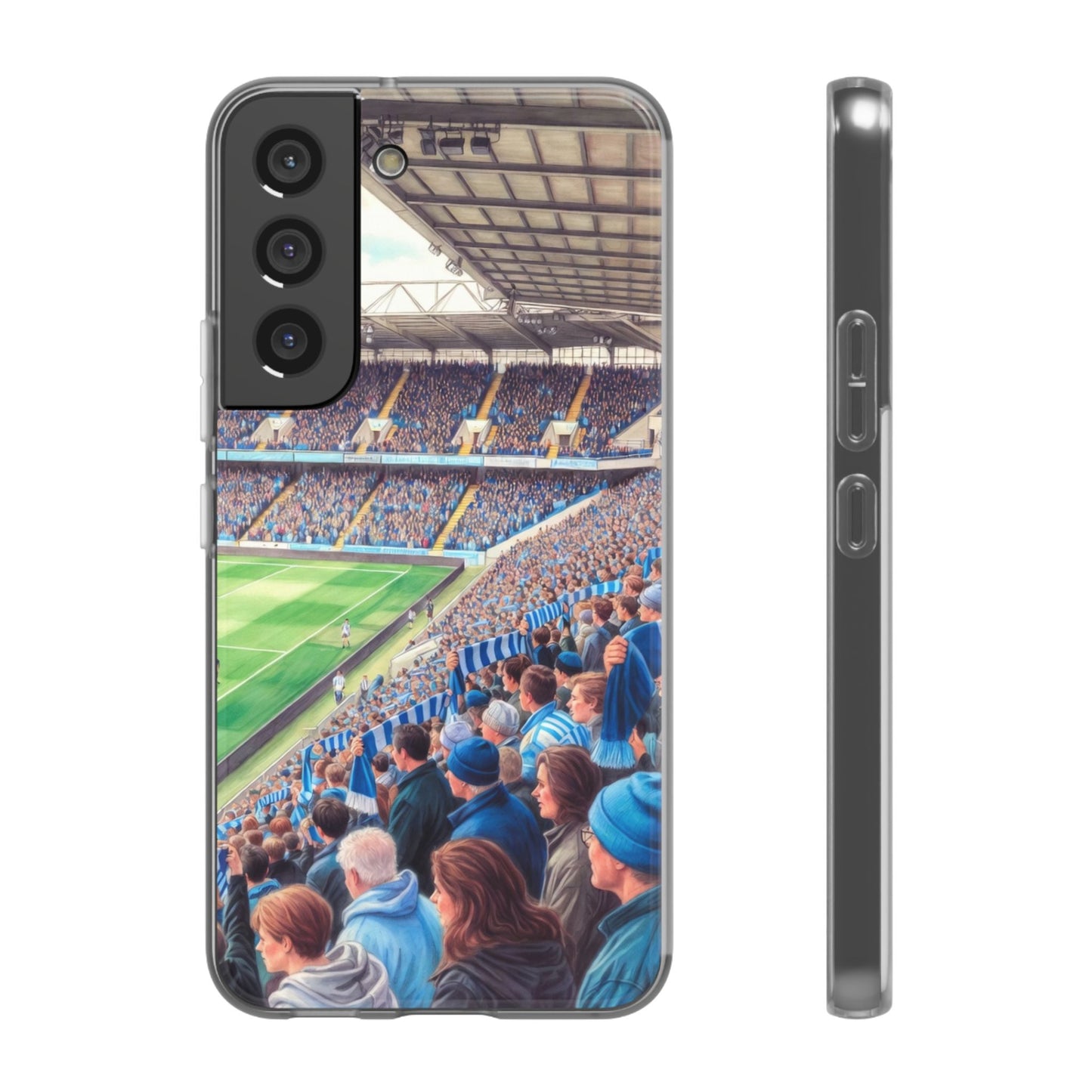 Sky blues Stadium Crowd Flexi phone case