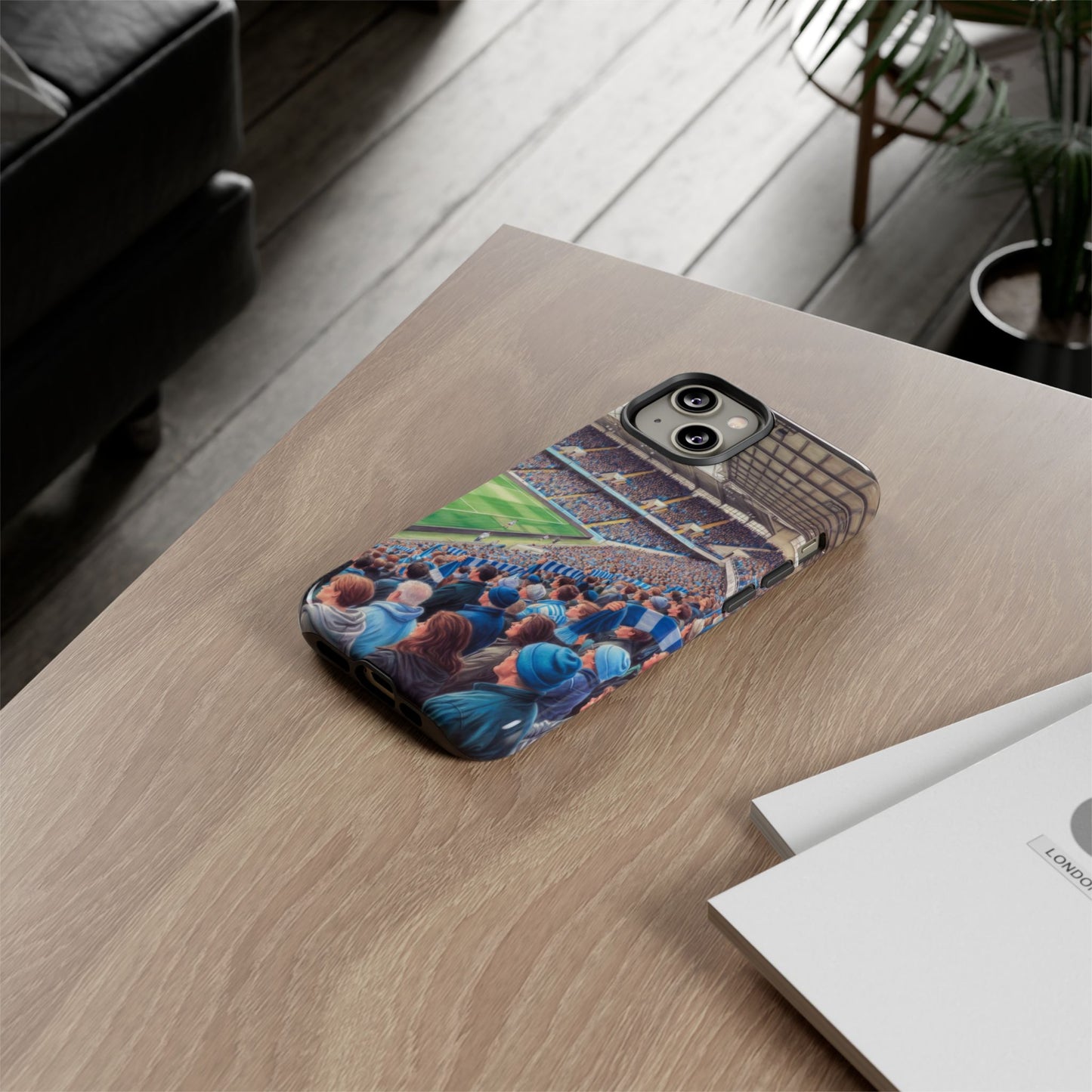Sky blue crowd protective case