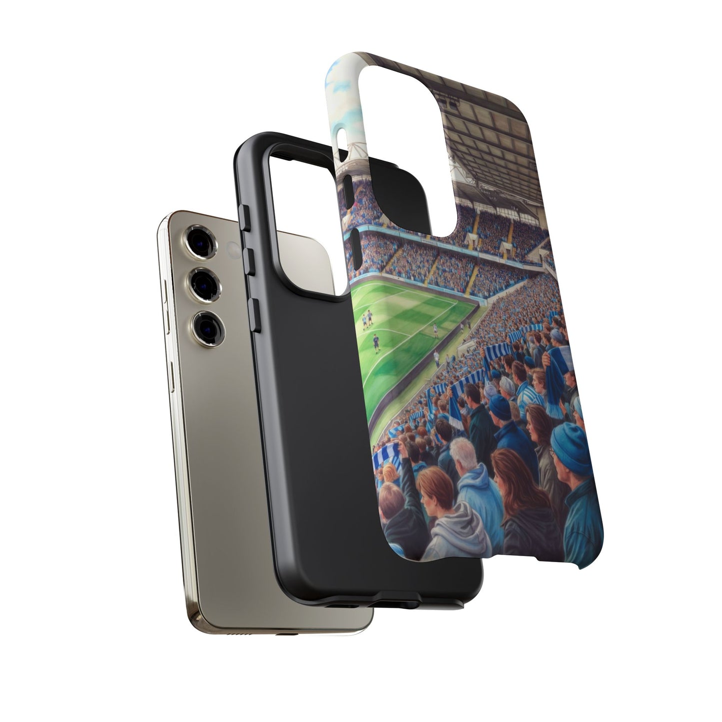 Sky blue crowd protective case