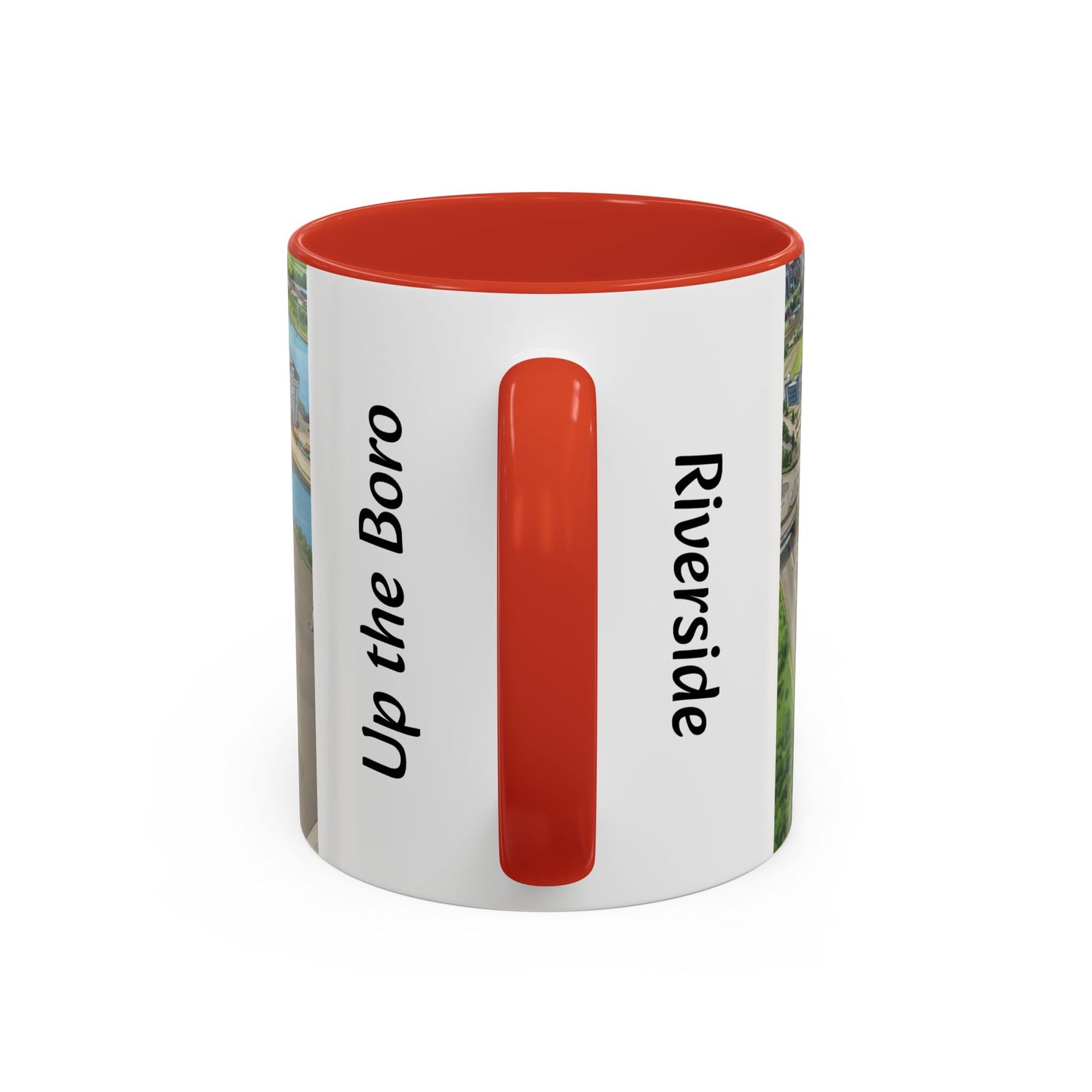 Stadium Aerial Accent Coffee Mug — "Up the Boro" Football Fan Gift (11/15oz)