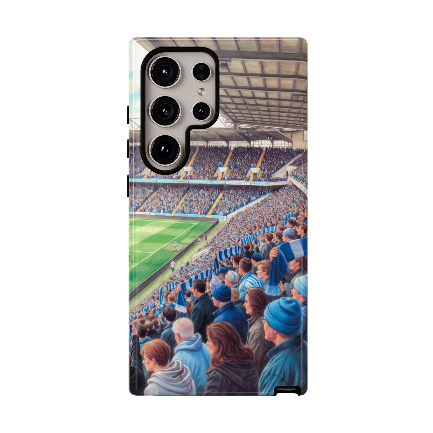 Sky blue crowd protective case