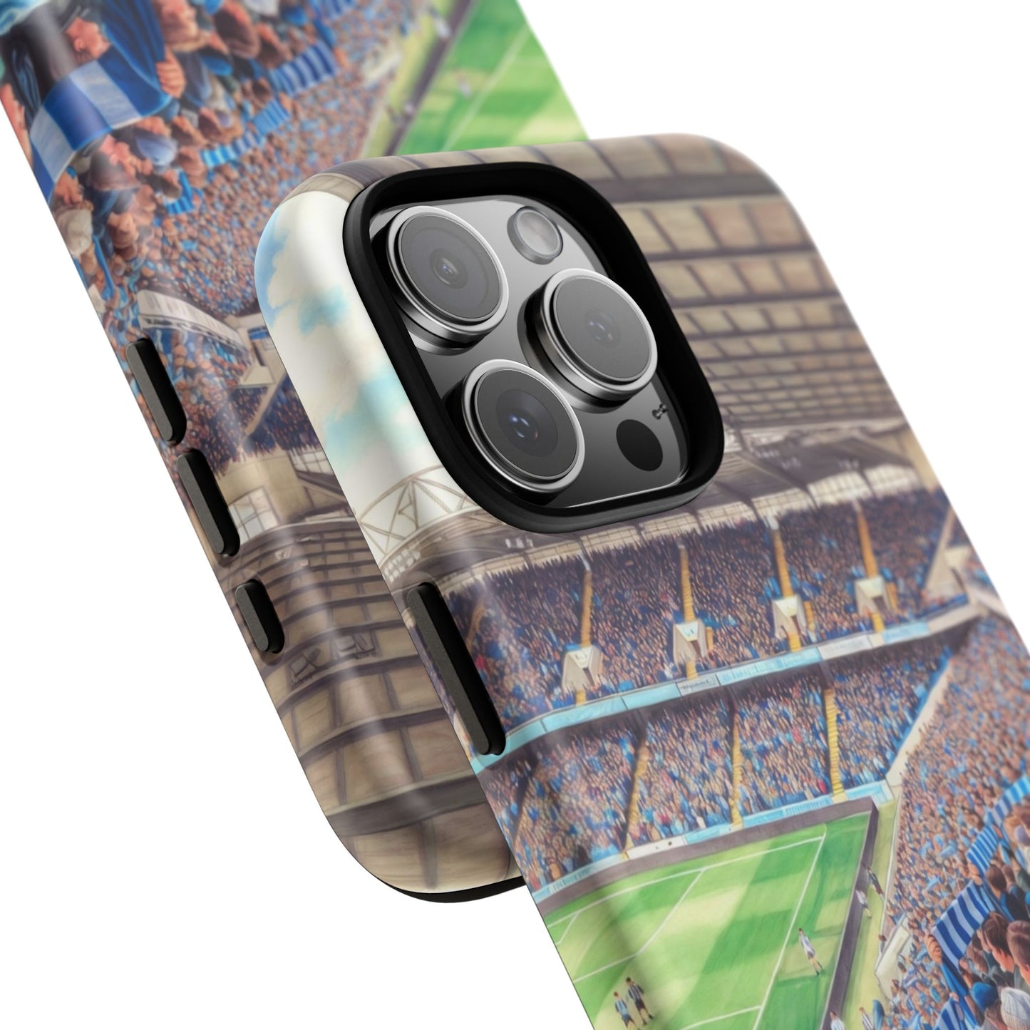 Sky blue crowd protective case