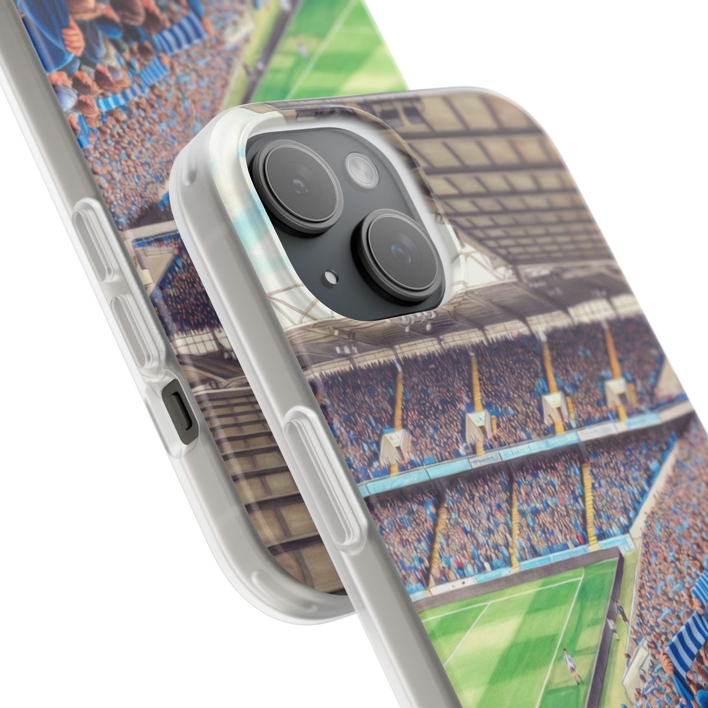Sky blues Stadium Crowd Flexi phone case