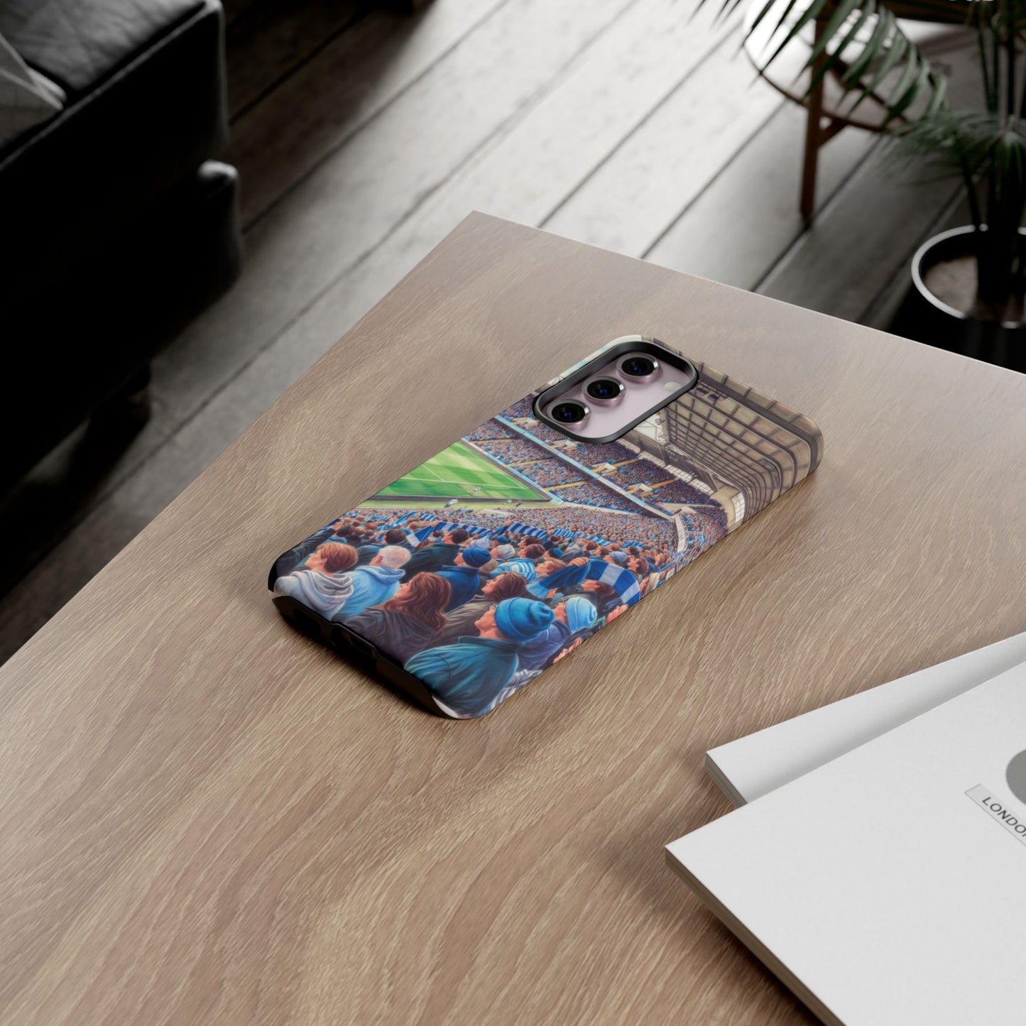 Sky blue crowd protective case