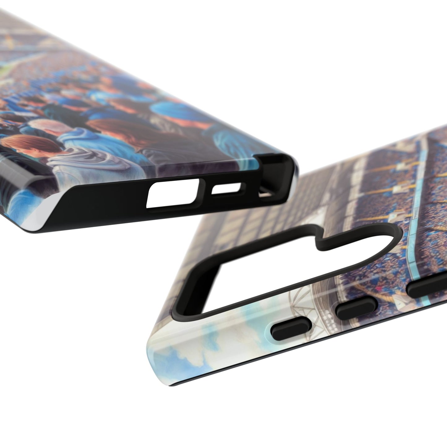 Sky blue crowd protective case