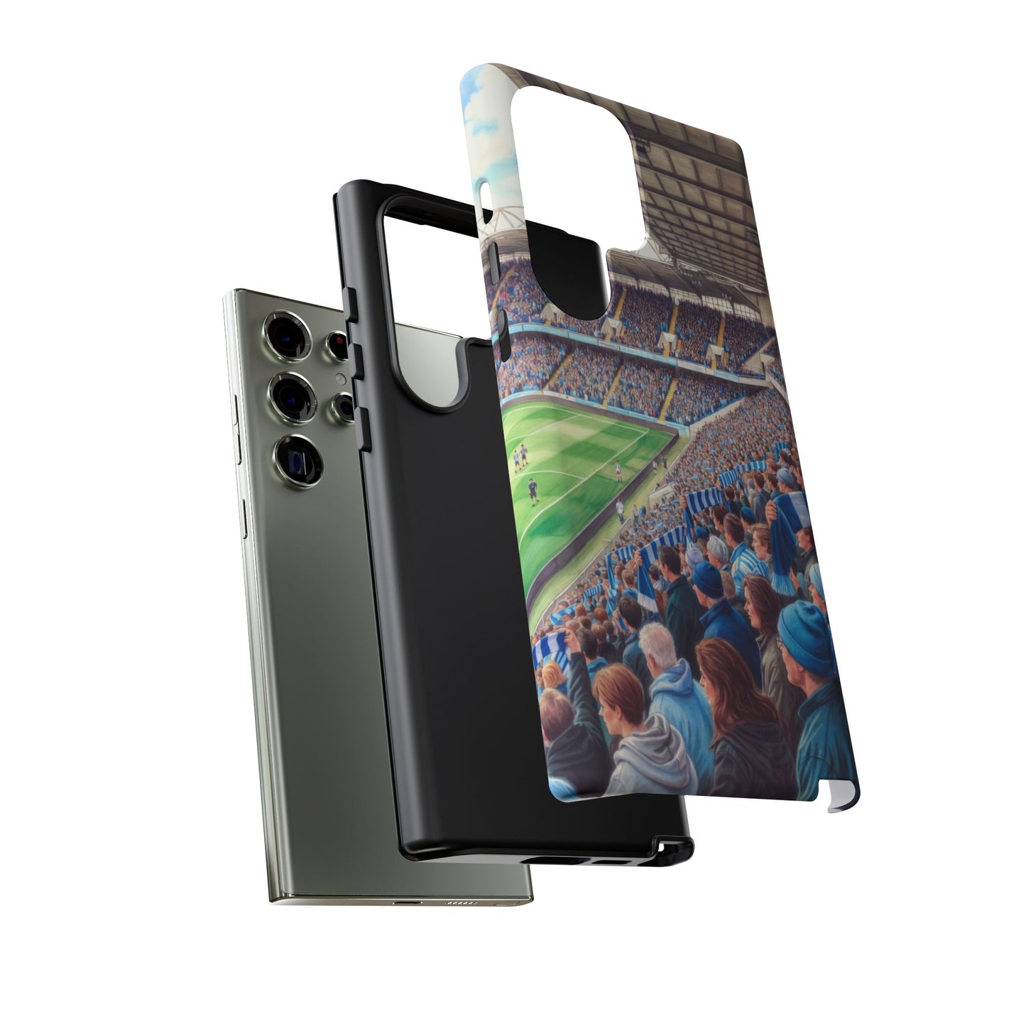 Sky blue crowd protective case