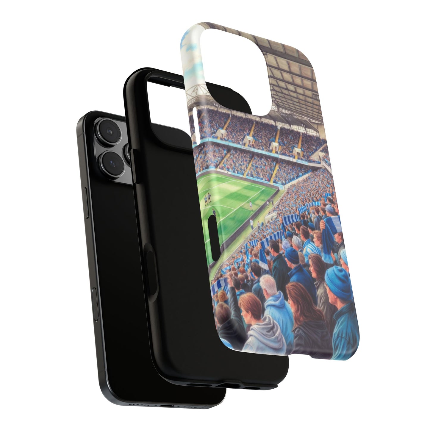 Sky blue crowd protective case