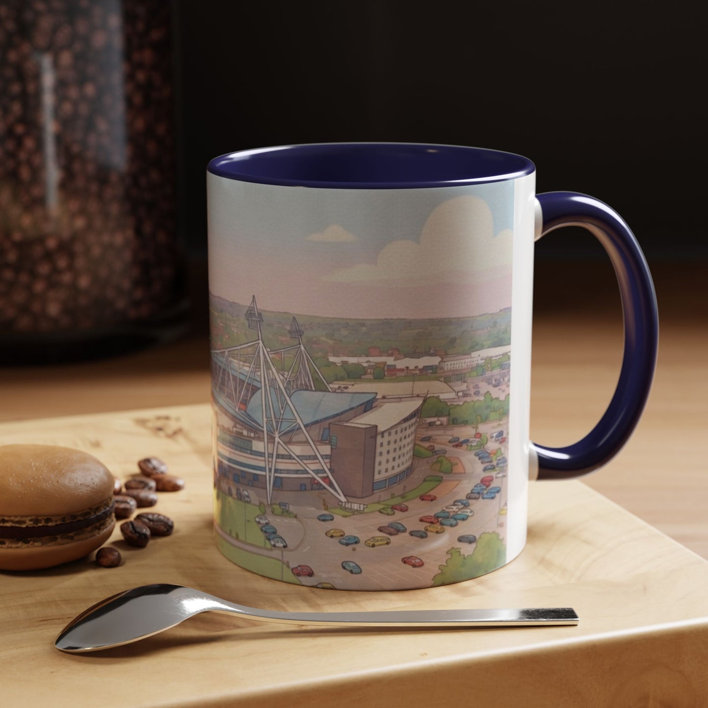 Bolton Wanderers Accent Coffee Mug (11, 15oz)