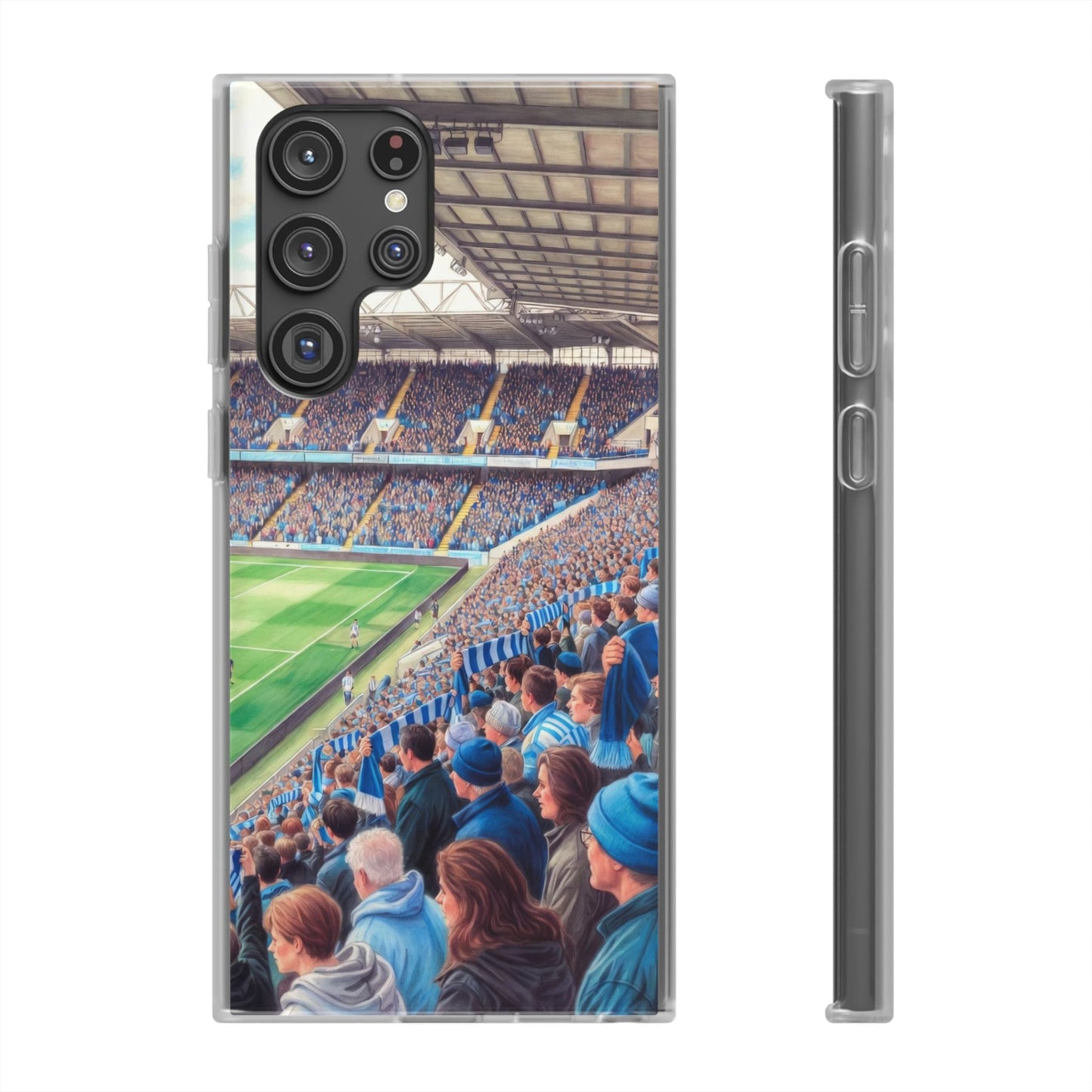Sky blues Stadium Crowd Flexi phone case