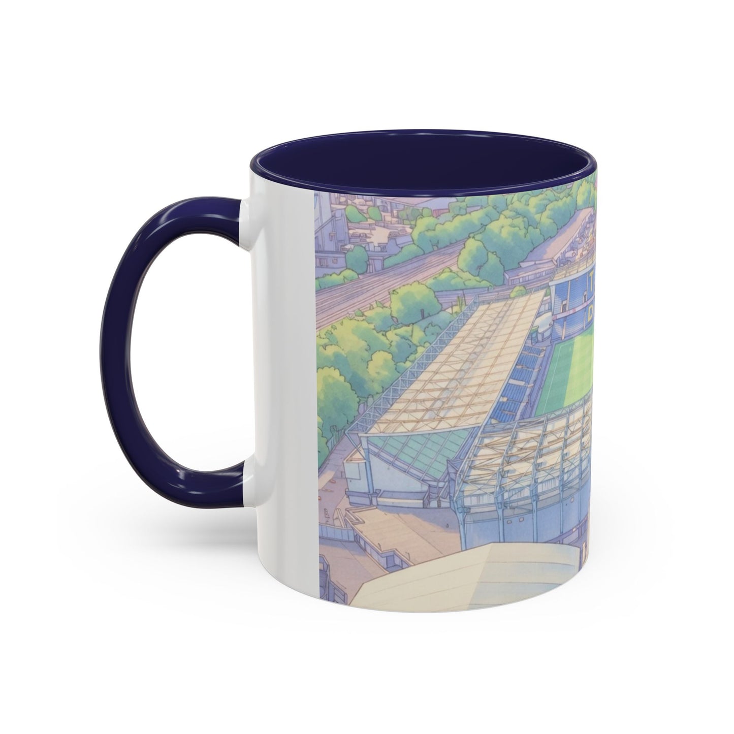 The Den Stadium Illustration Accent Coffee Mug (11oz)