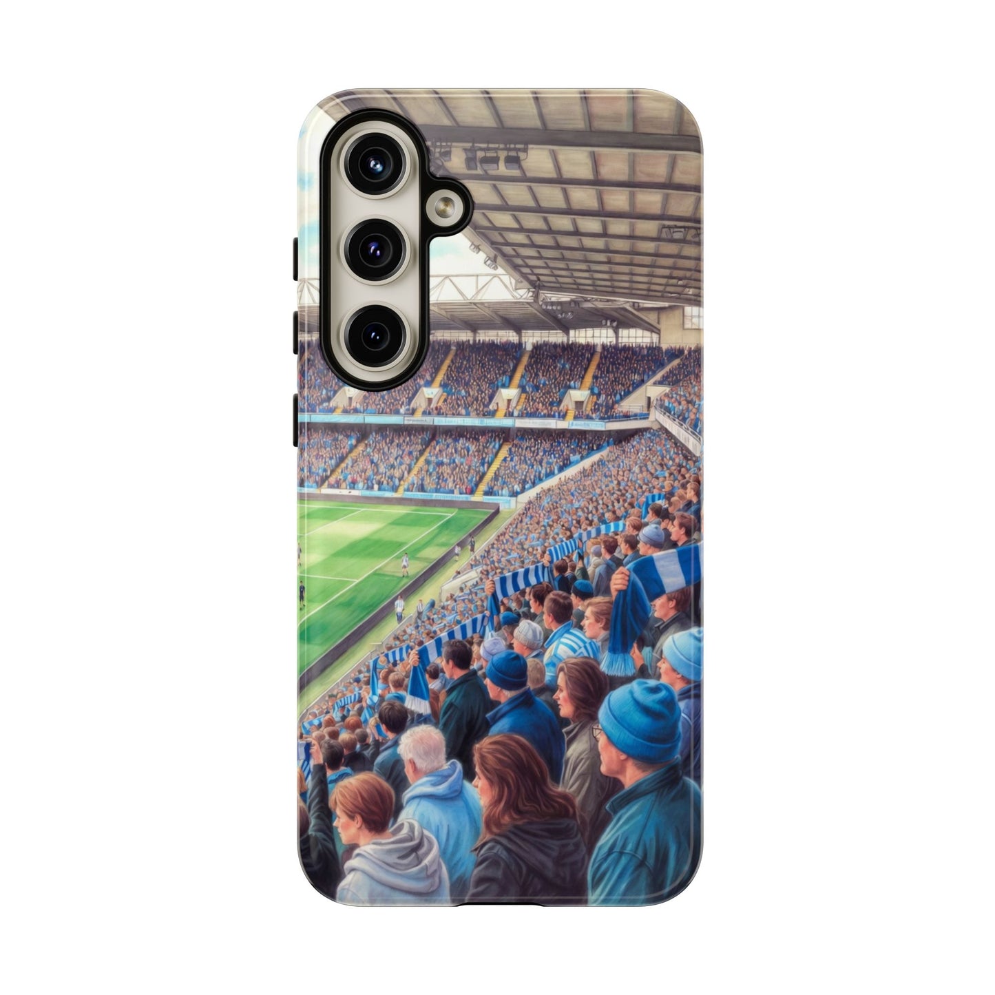 Sky blue crowd protective case