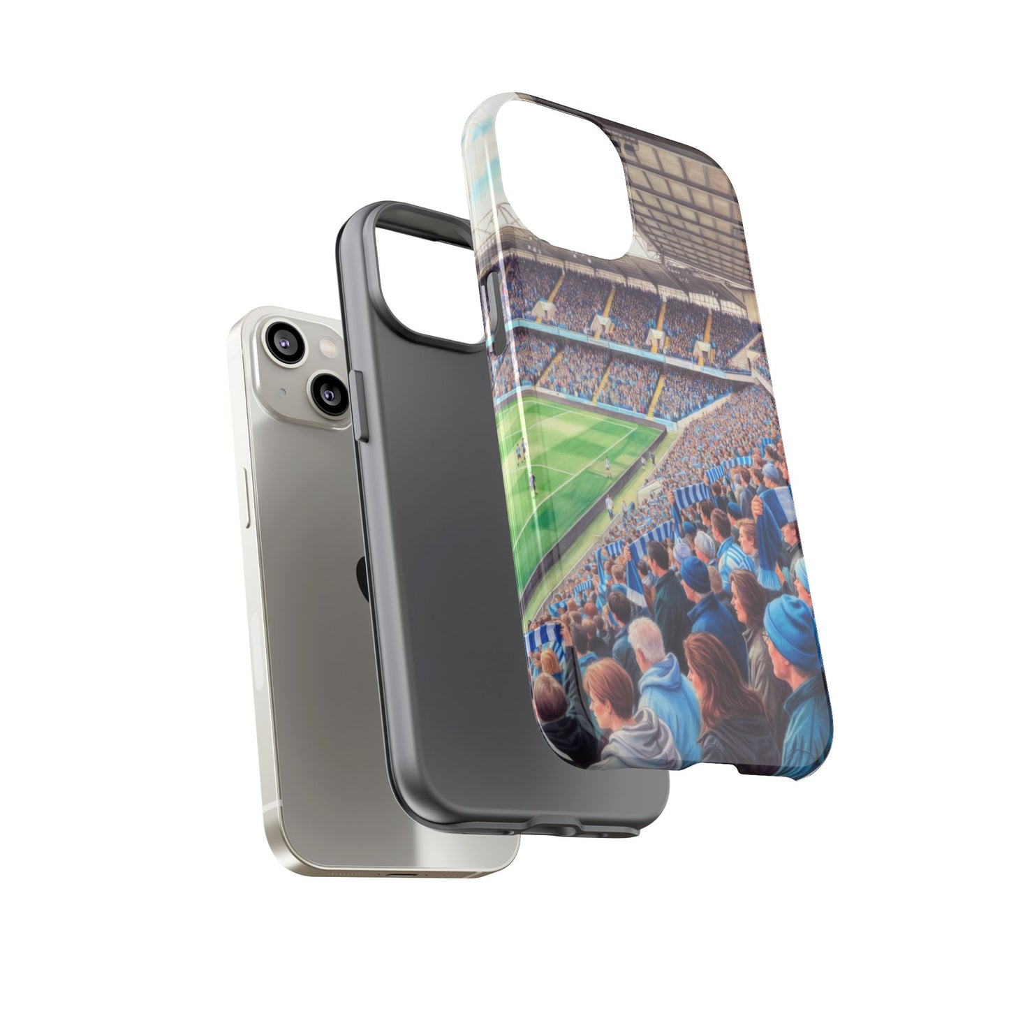 Sky blue crowd protective case