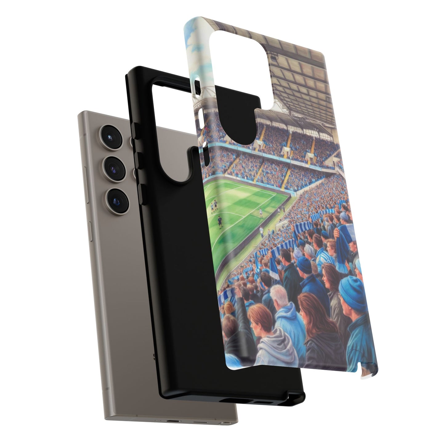 Sky blue crowd protective case
