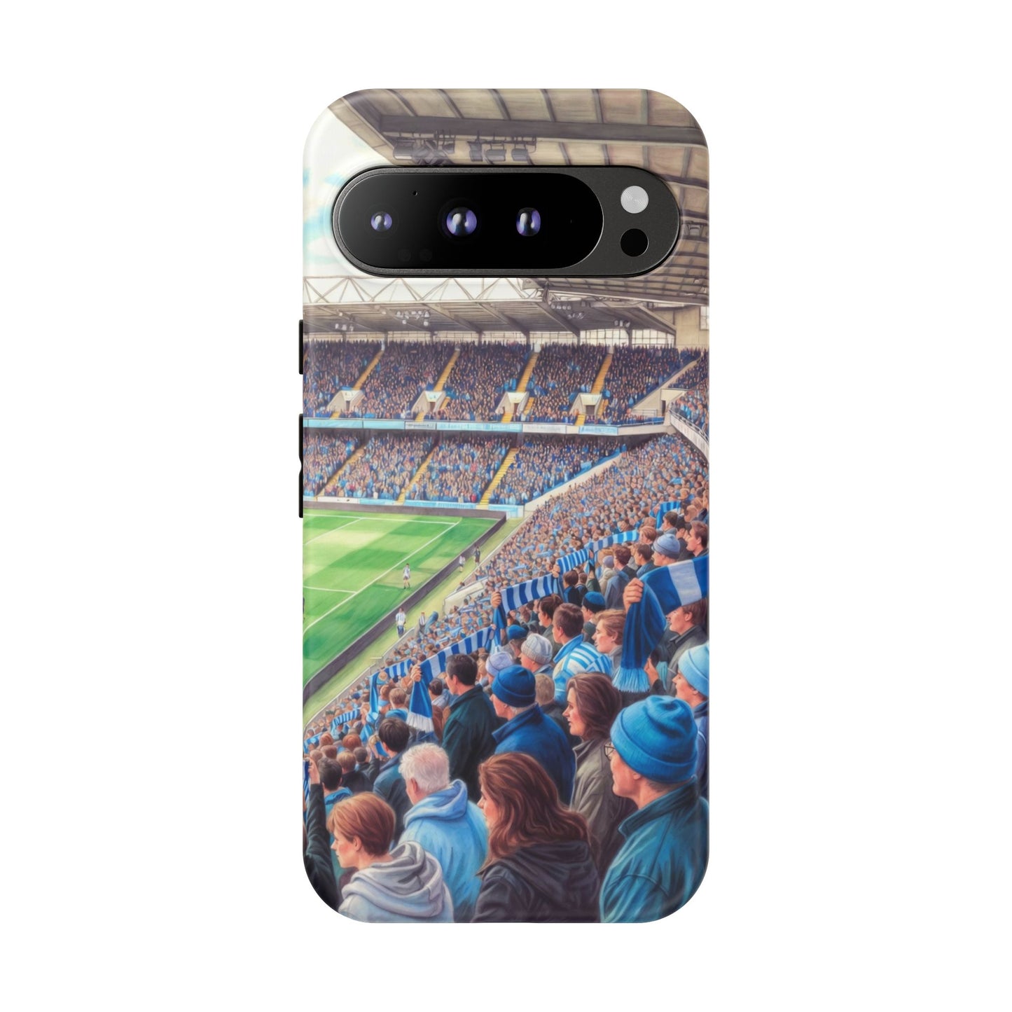 Sky blue crowd protective case