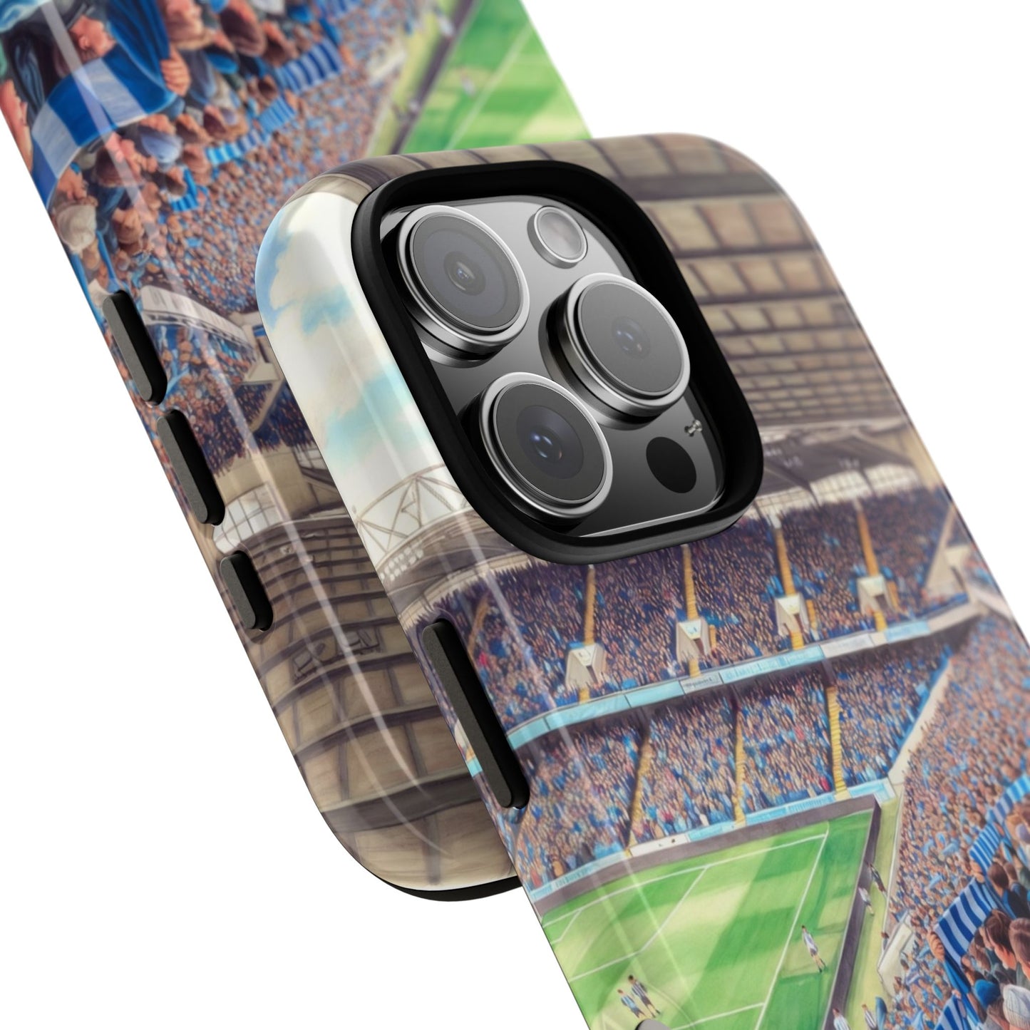 Sky blue crowd protective case