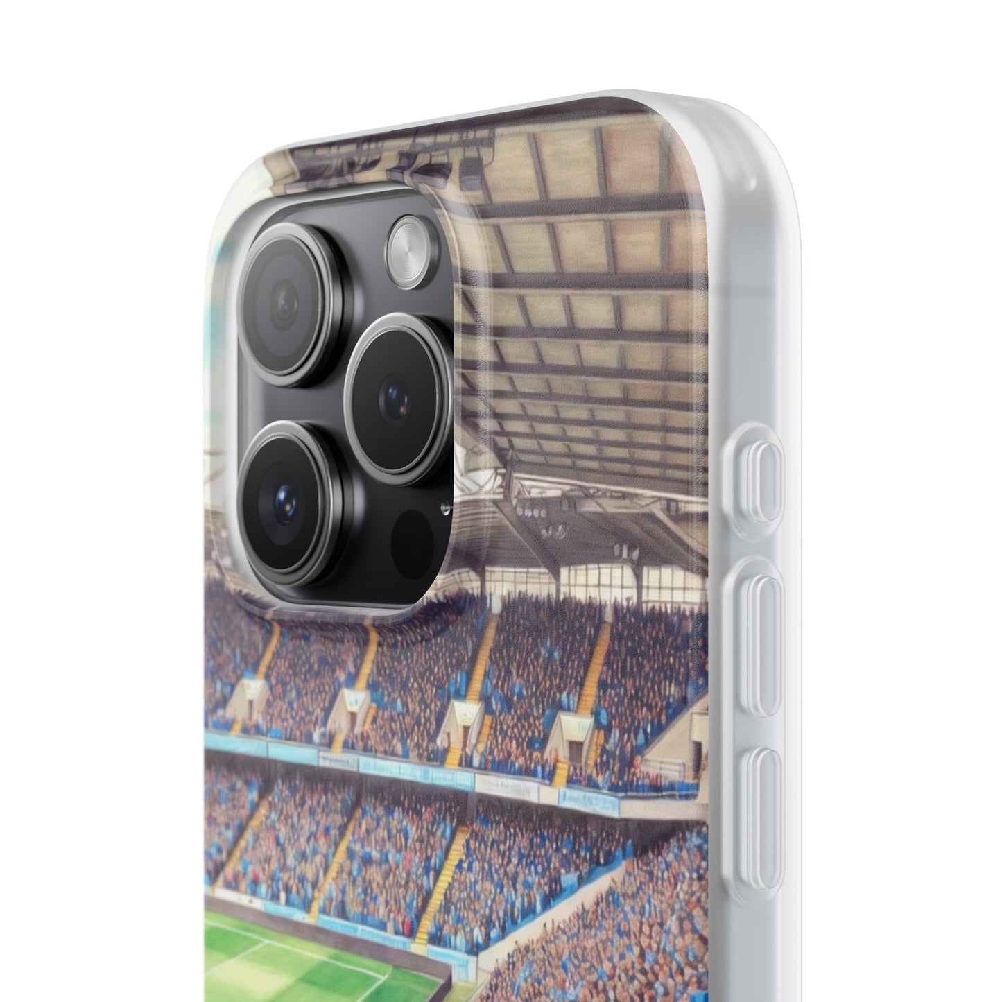 Sky blues Stadium Crowd Flexi phone case