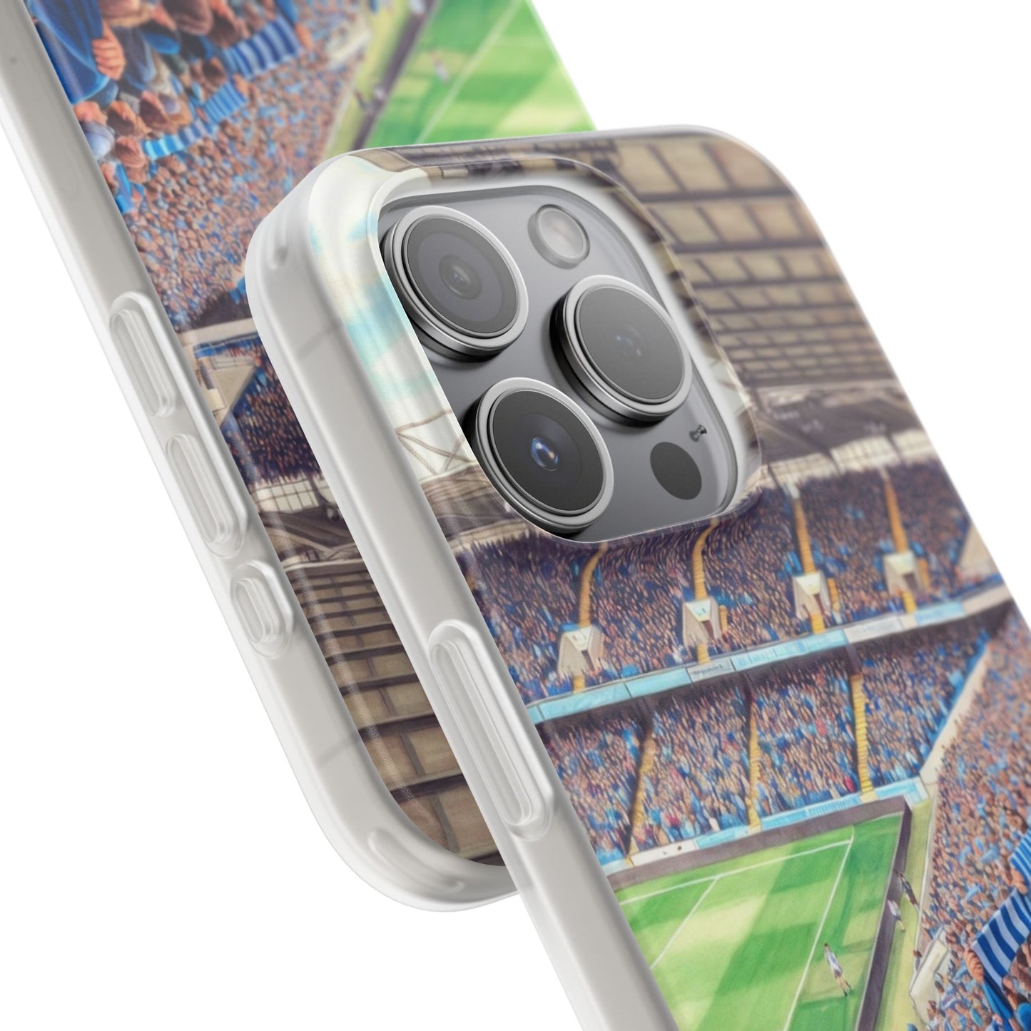 Sky blues Stadium Crowd Flexi phone case