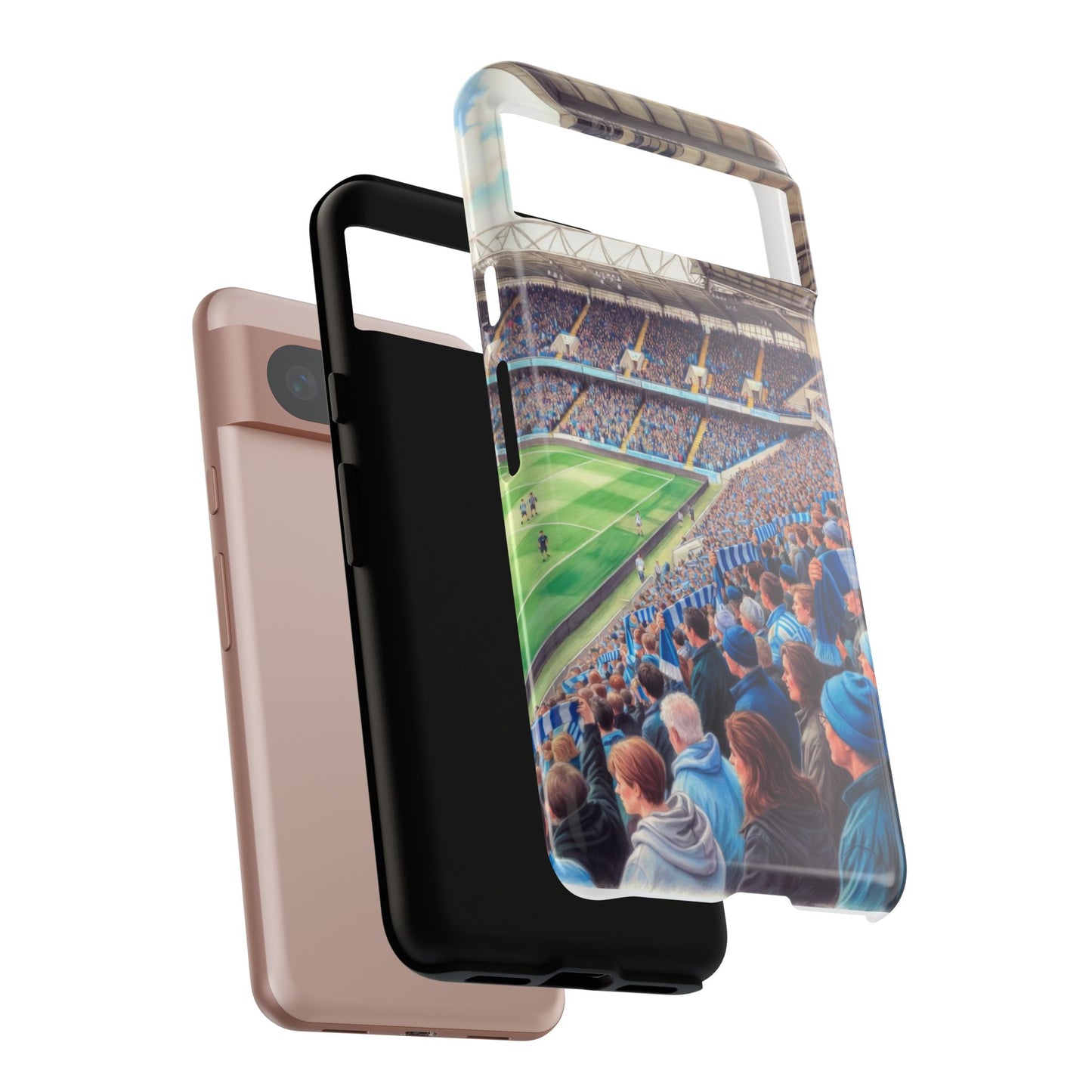 Sky blue crowd protective case