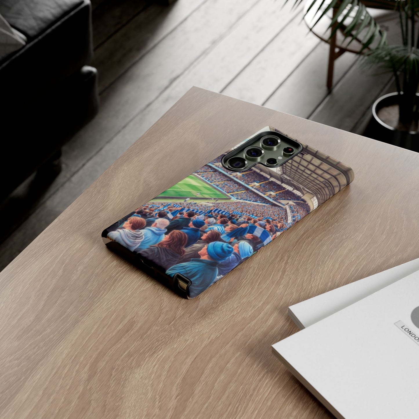 Sky blue crowd protective case