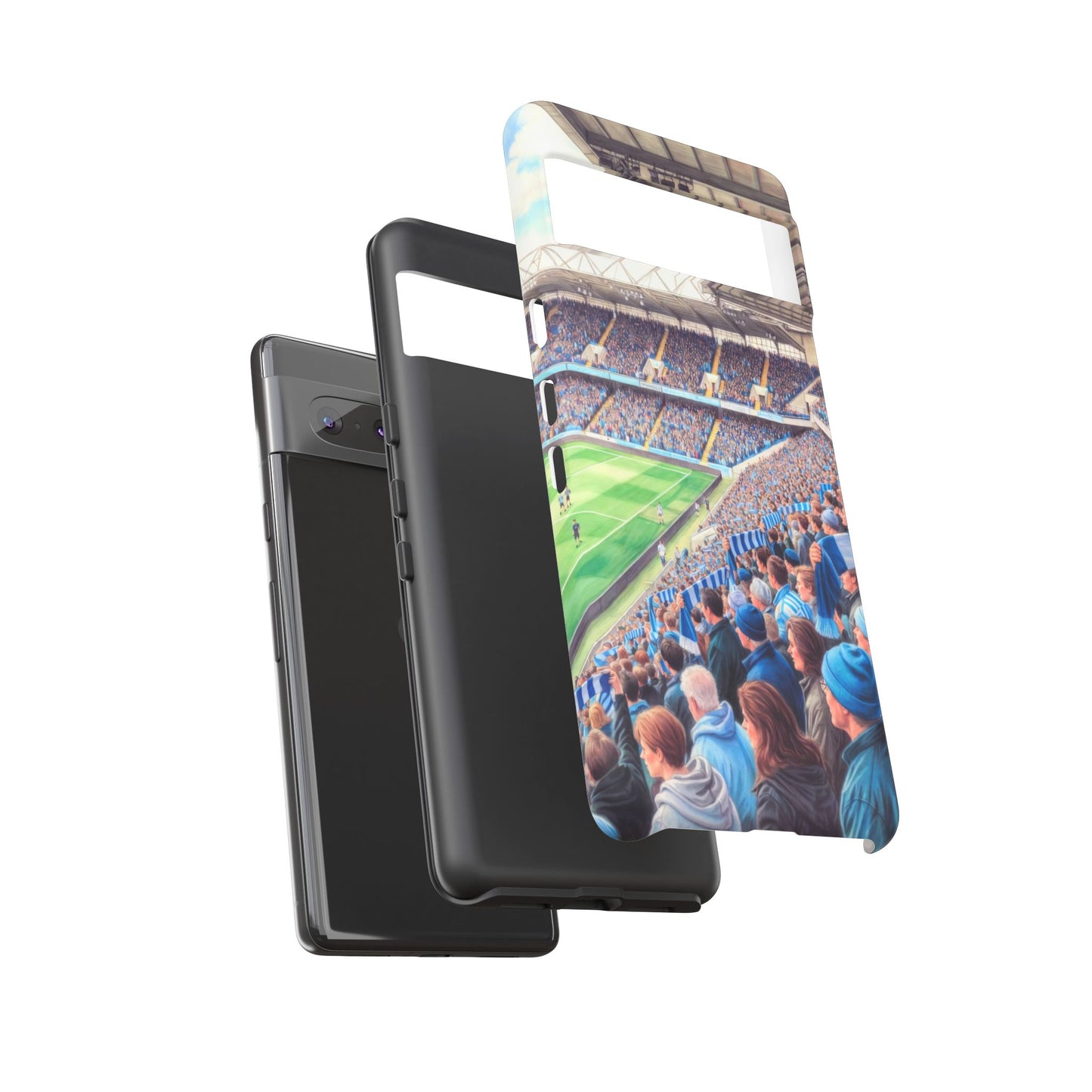 Sky blue crowd protective case