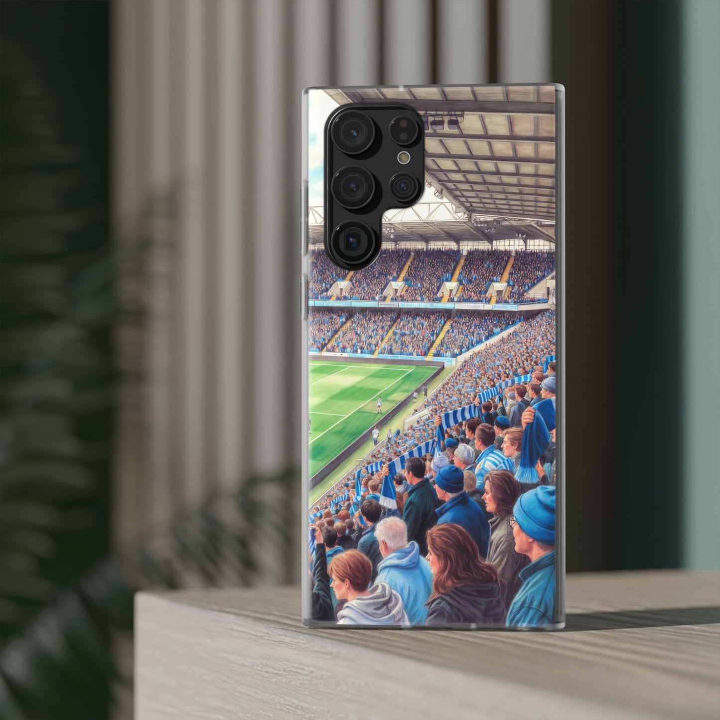 Sky blues Stadium Crowd Flexi phone case