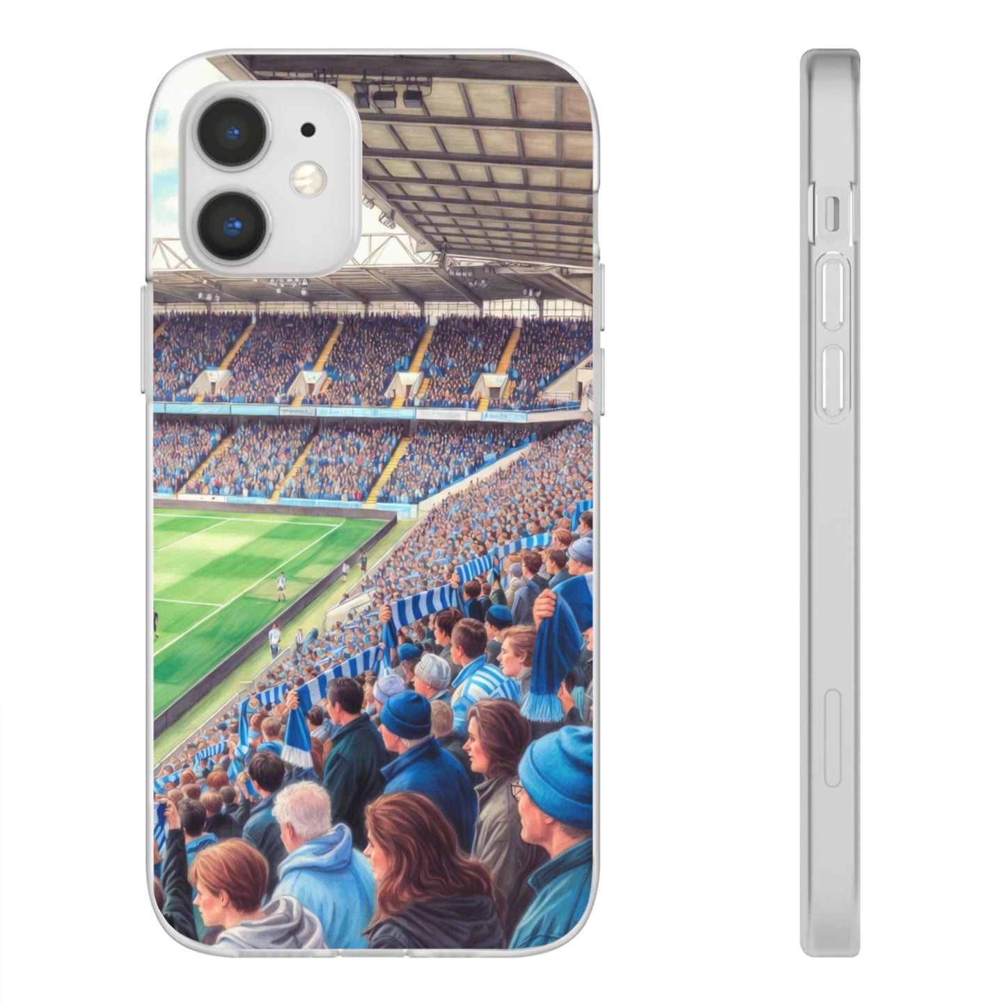 Sky blues Stadium Crowd Flexi phone case