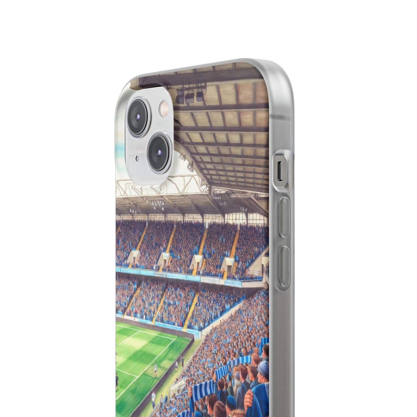 Sky blues Stadium Crowd Flexi phone case