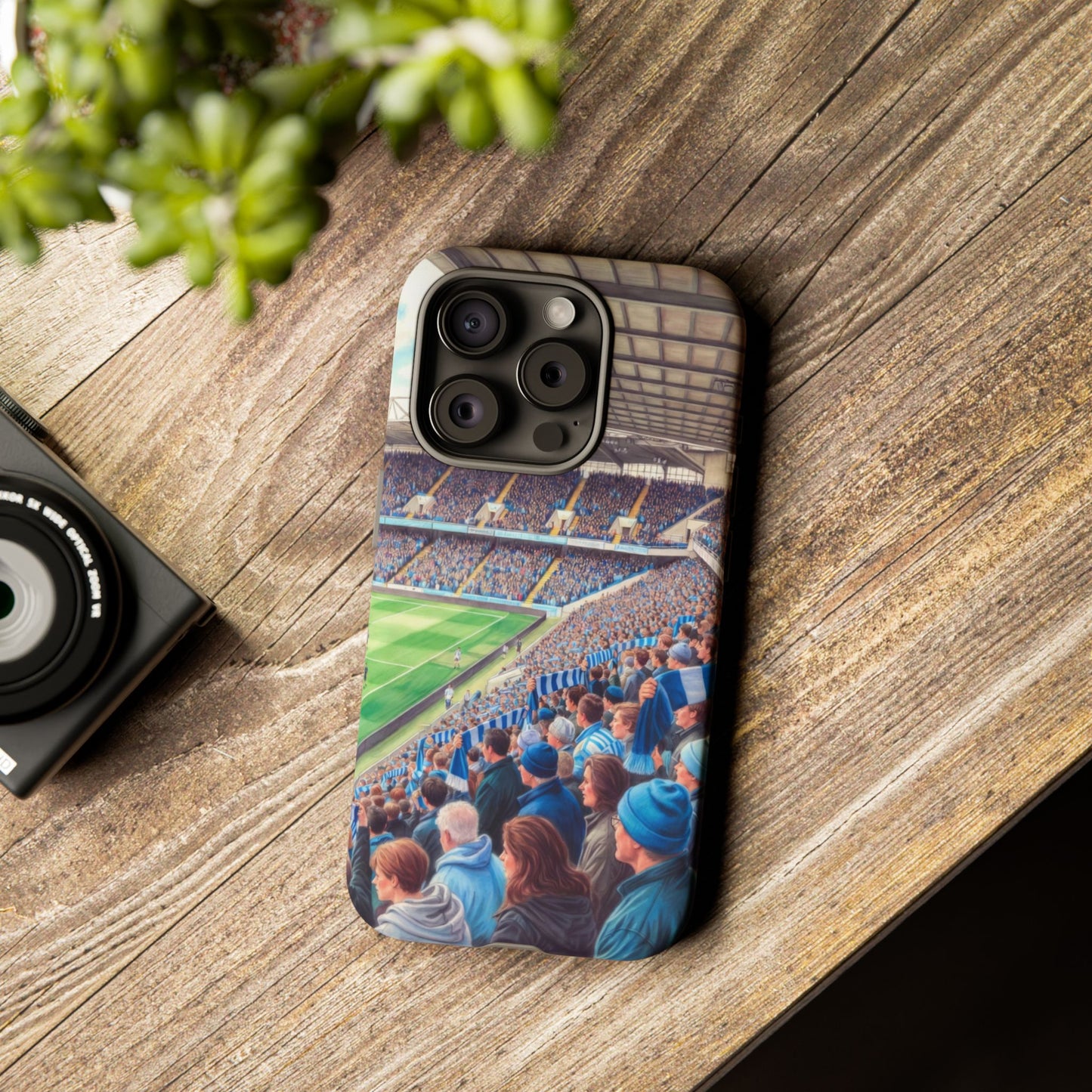 Sky blue crowd protective case