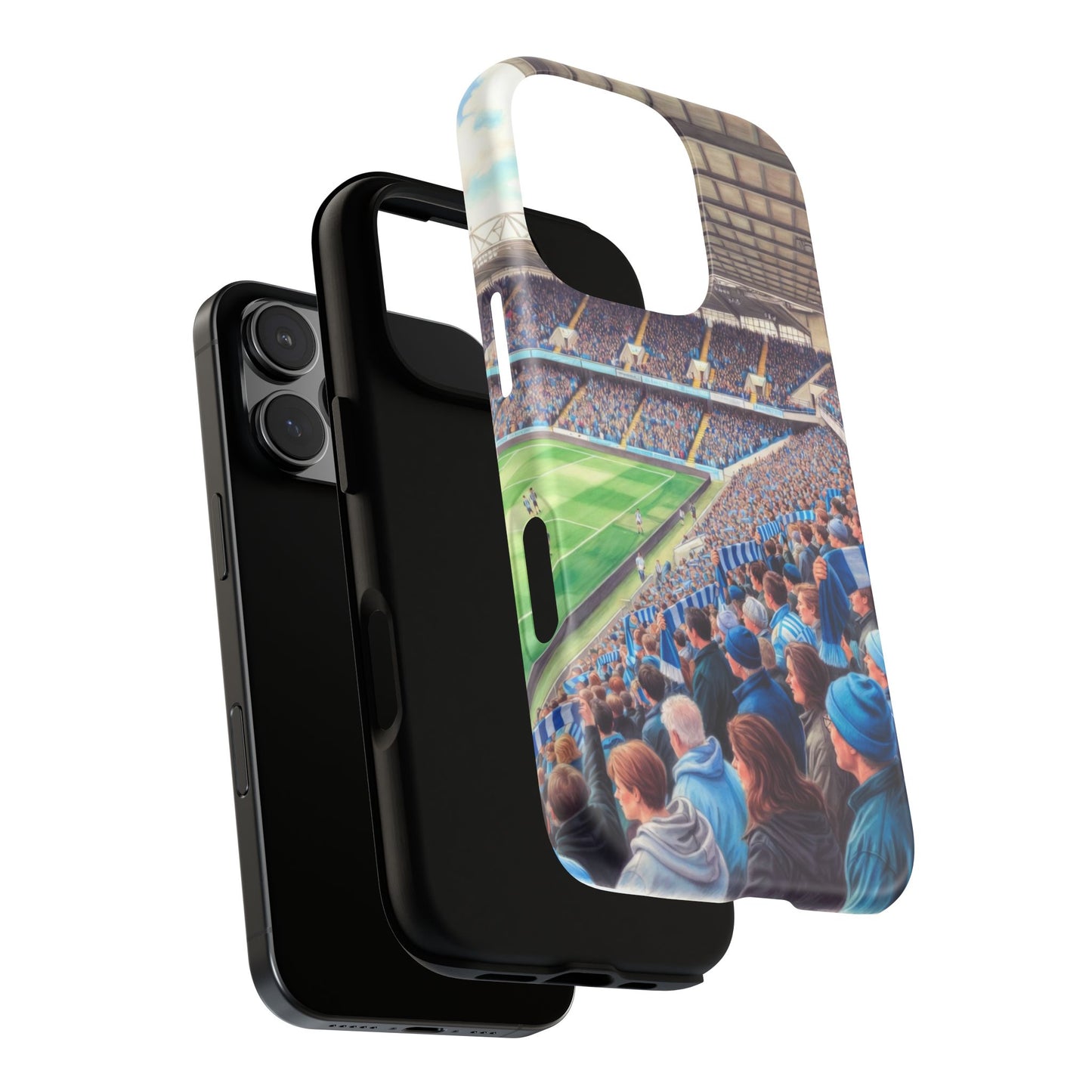 Sky blue crowd protective case