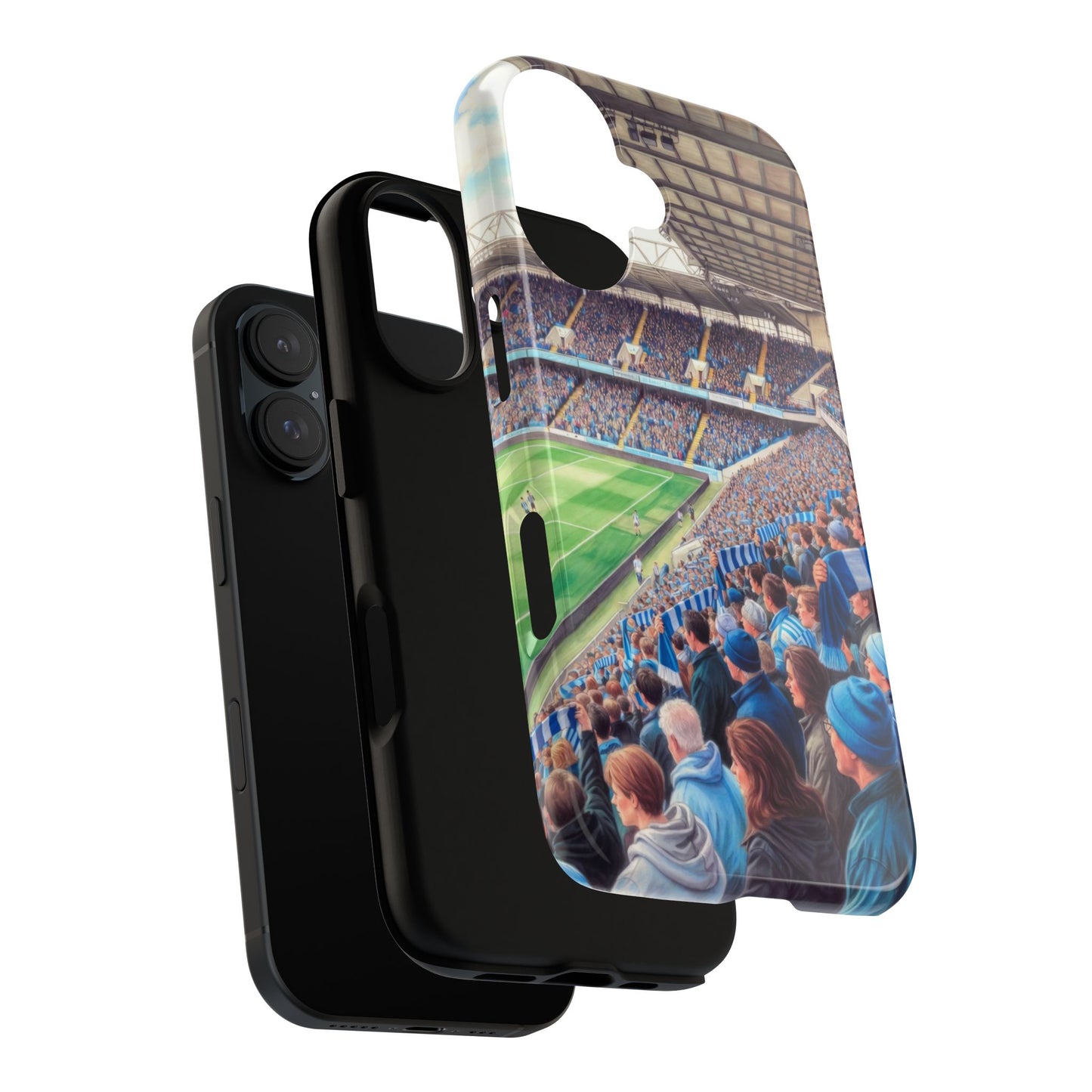Sky blue crowd protective case