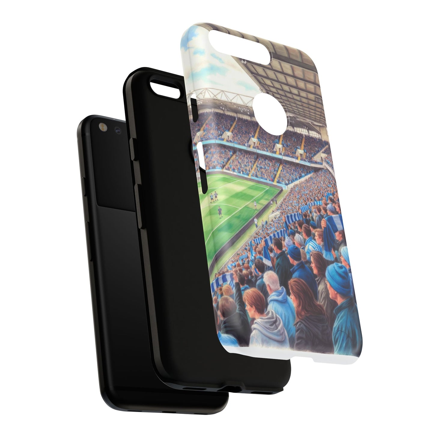 Sky blue crowd protective case