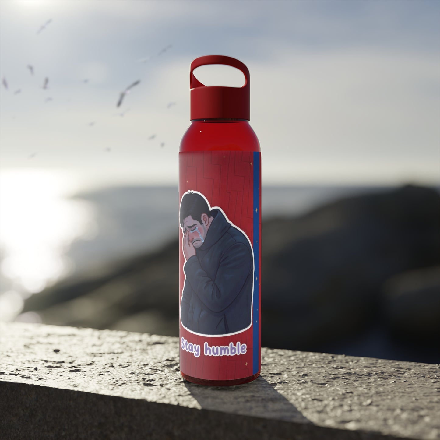Stay Humble Water Bottle — Inspirational Motivational Drink Bottle