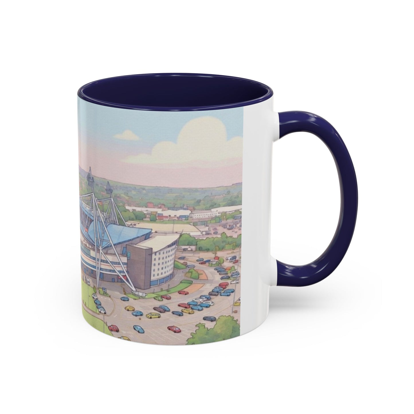 Bolton Wanderers Accent Coffee Mug (11, 15oz)