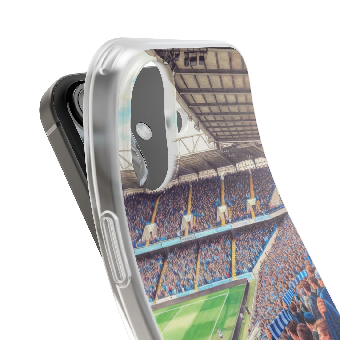 Sky blues Stadium Crowd Flexi phone case