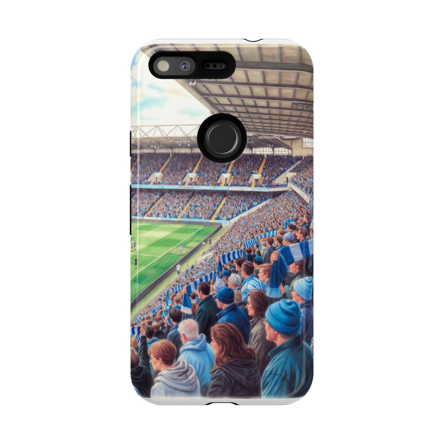 Sky blue crowd protective case