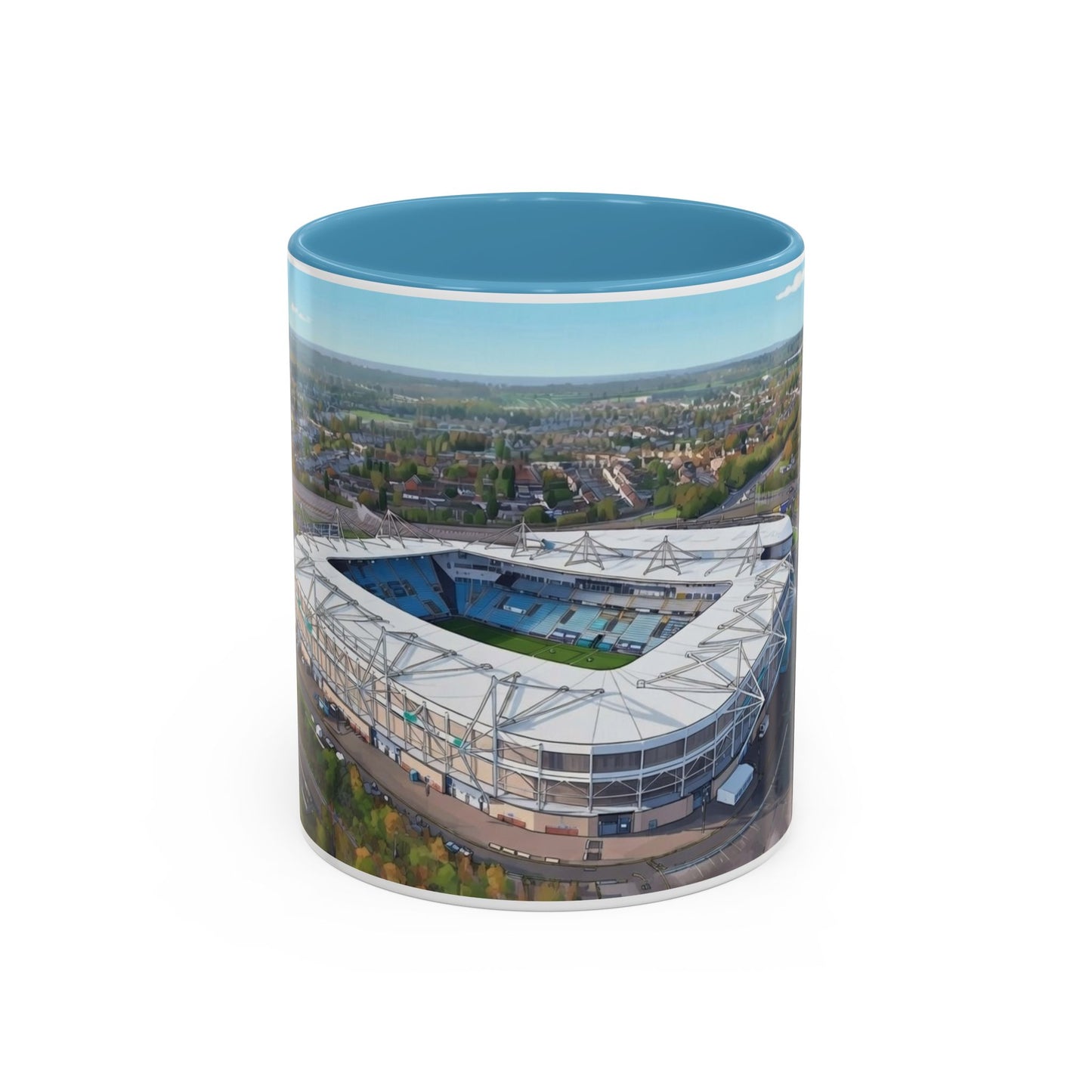 Sky Blue Stadium Coffee Mug (11, 15oz)