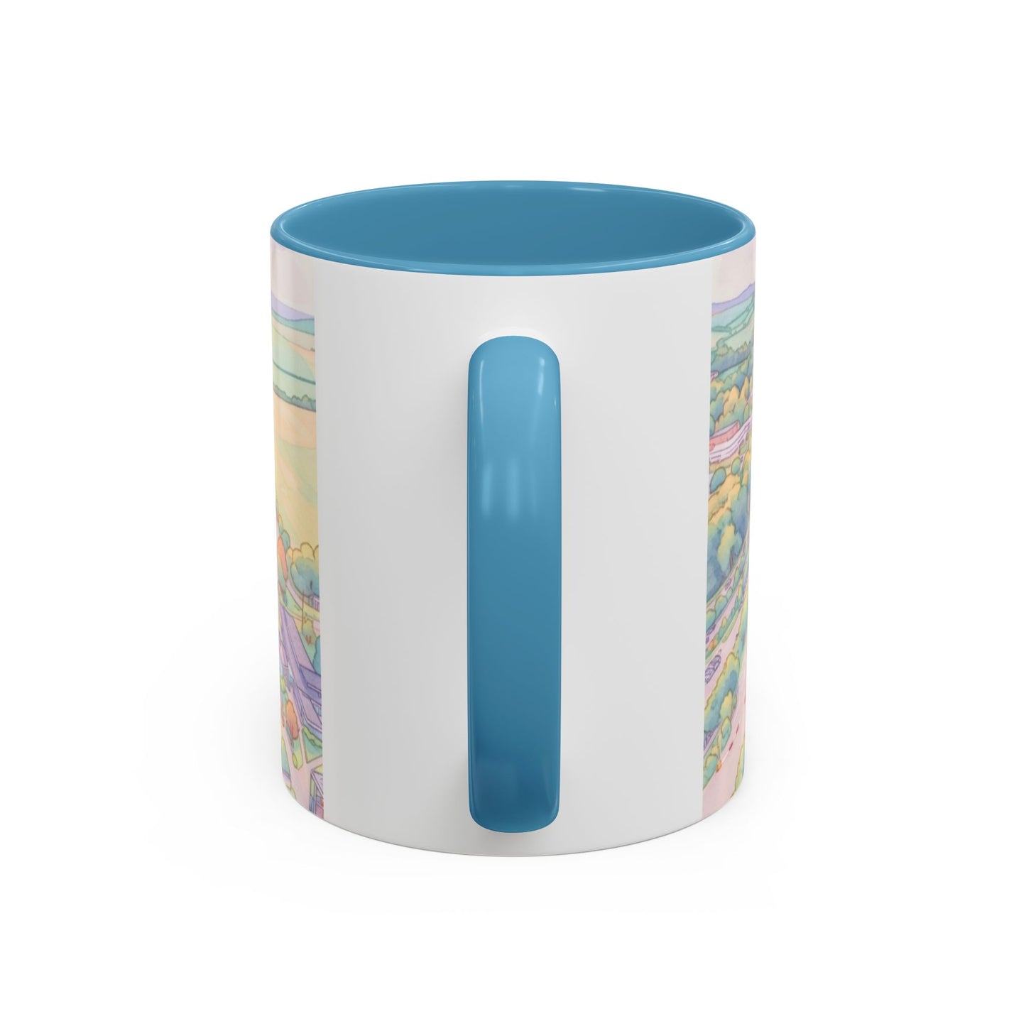 Amex Stadium Aerial Accent Coffee Mug – football stadium Illustration (11oz)