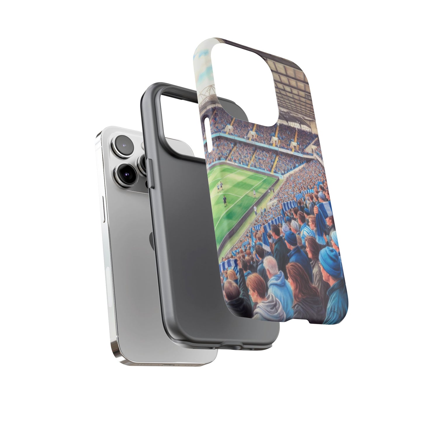 Sky blue crowd protective case