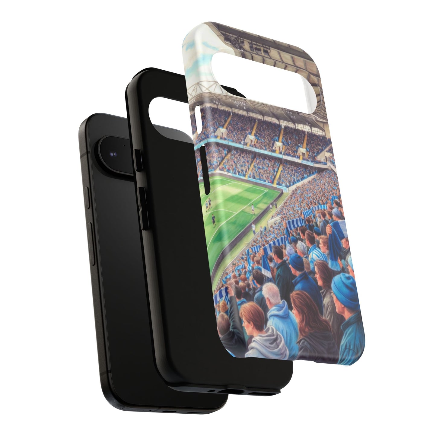 Sky blue crowd protective case