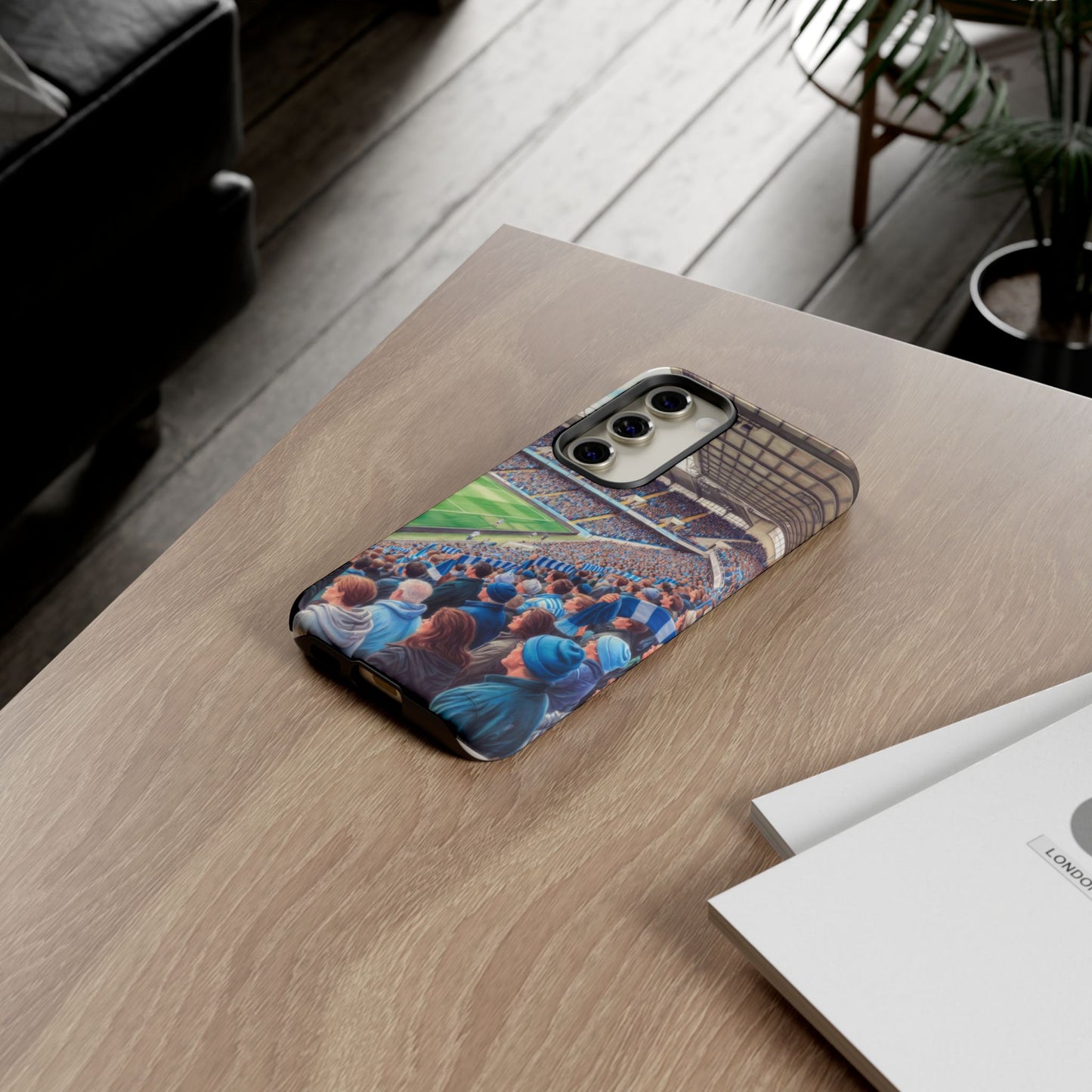 Sky blue crowd protective case