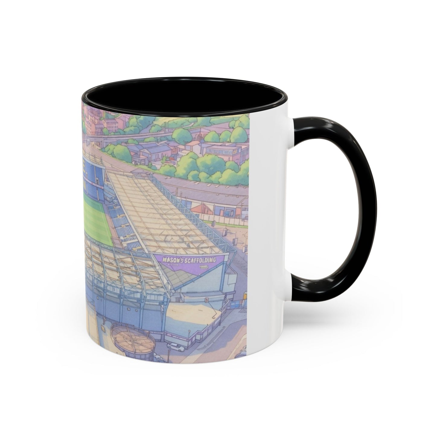 The Den Stadium Illustration Accent Coffee Mug (11oz)
